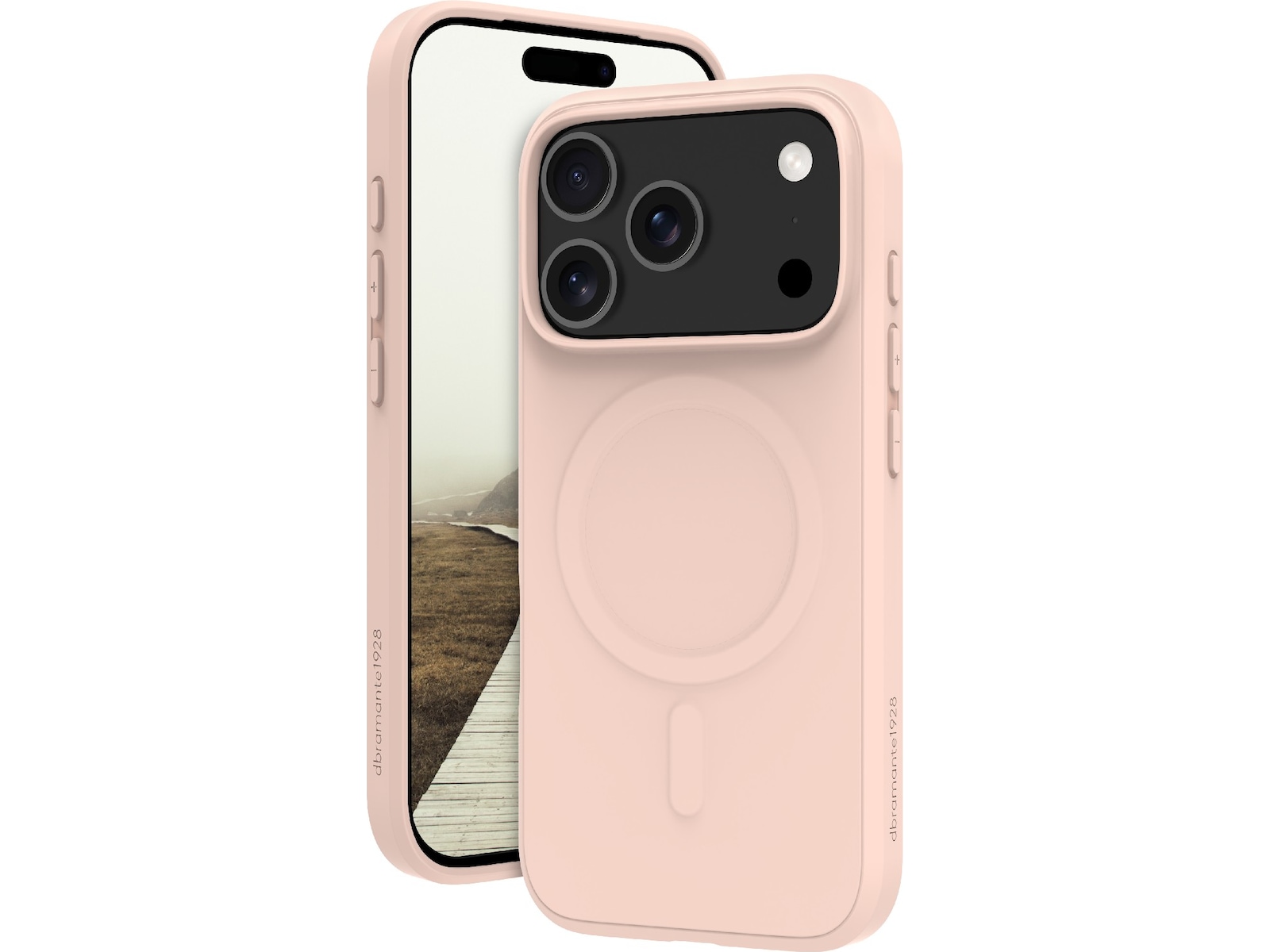 dbramante1928 iPhone 17 Pro Greenland Pro deksel (pink sand) Mobildeksel