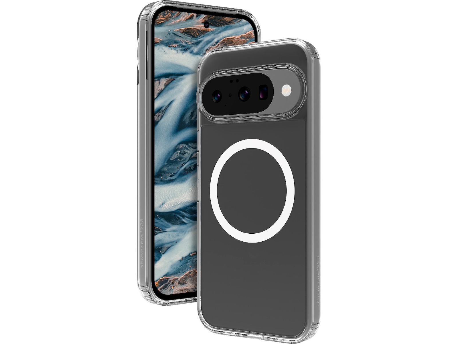 dbramante1928 Google Pixel 10 / 10 Pro Iceland Pro Qi2 deksel (gjennomsiktig) Mobildeksel