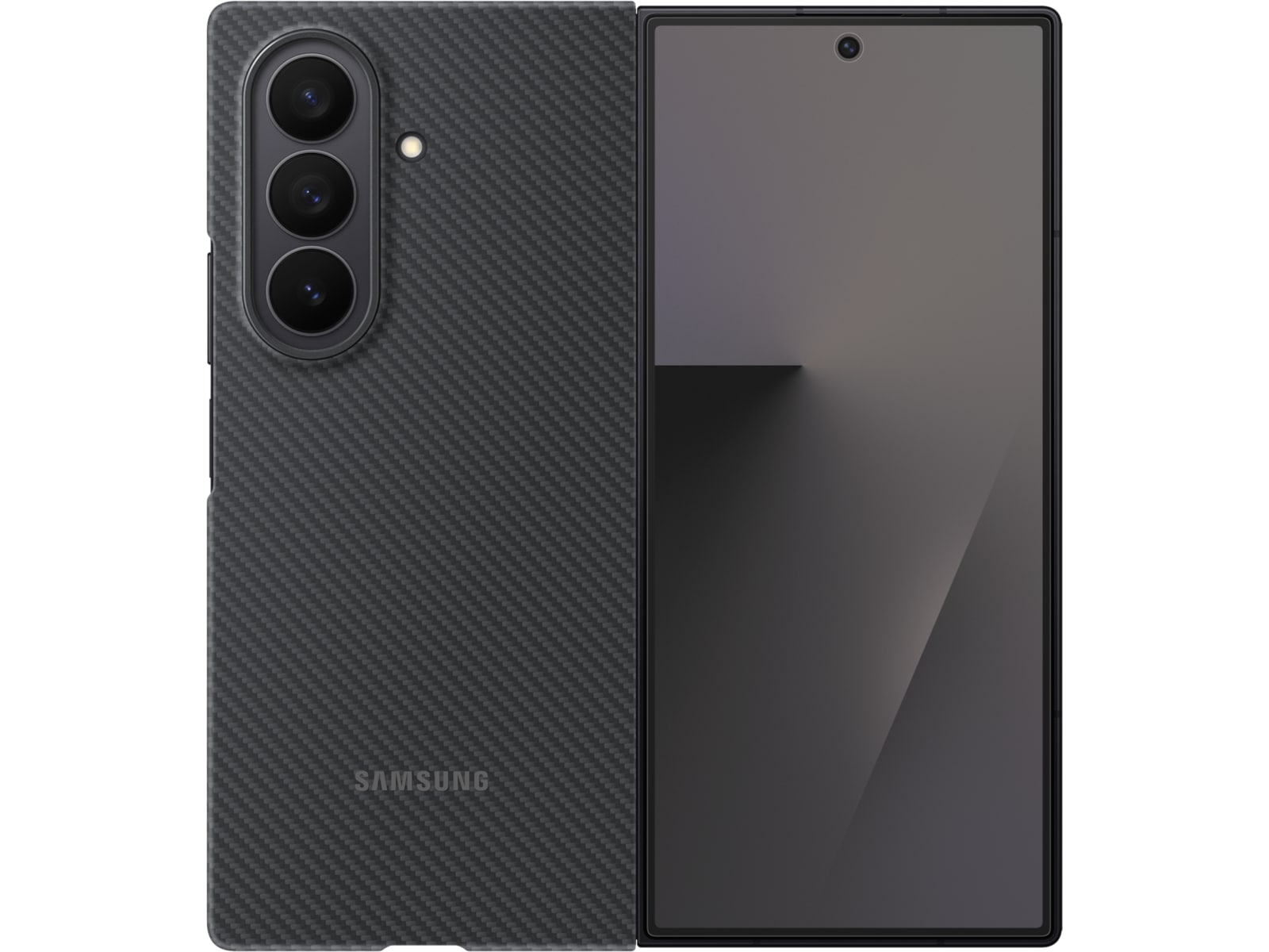 Samsung Galaxy Z Fold7 Carbon Shield Case (black) Mobildeksel