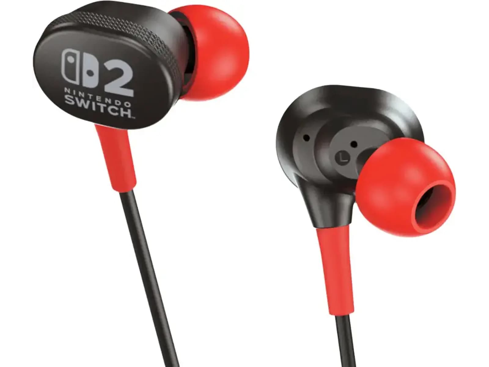 PowerA Kablet Øreplugger Nintendo Switch 2 (sort) Tilbehør til spillkonsoller