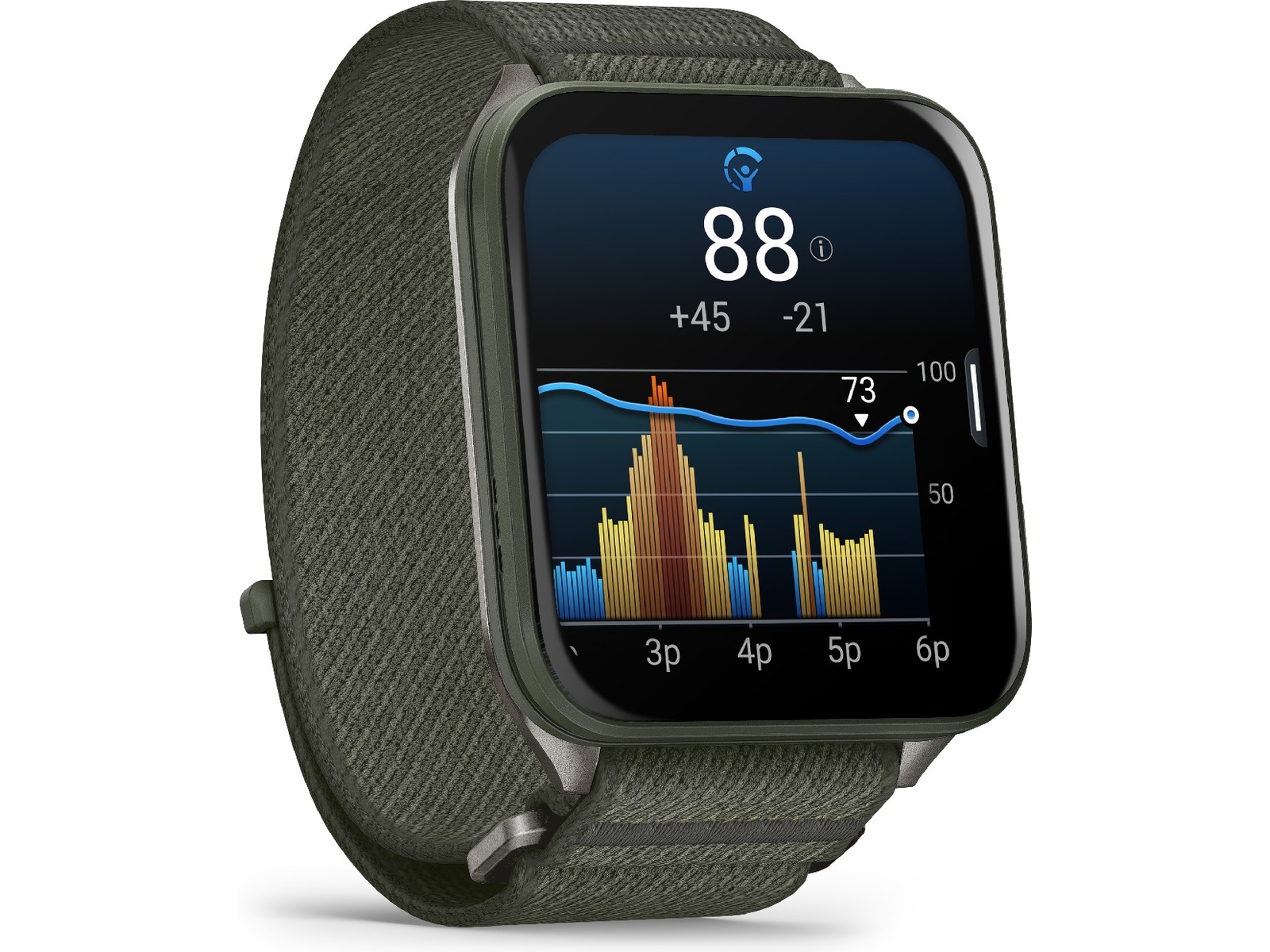 Garmin Venu X1 46mm GPS (moss) Smartklokker