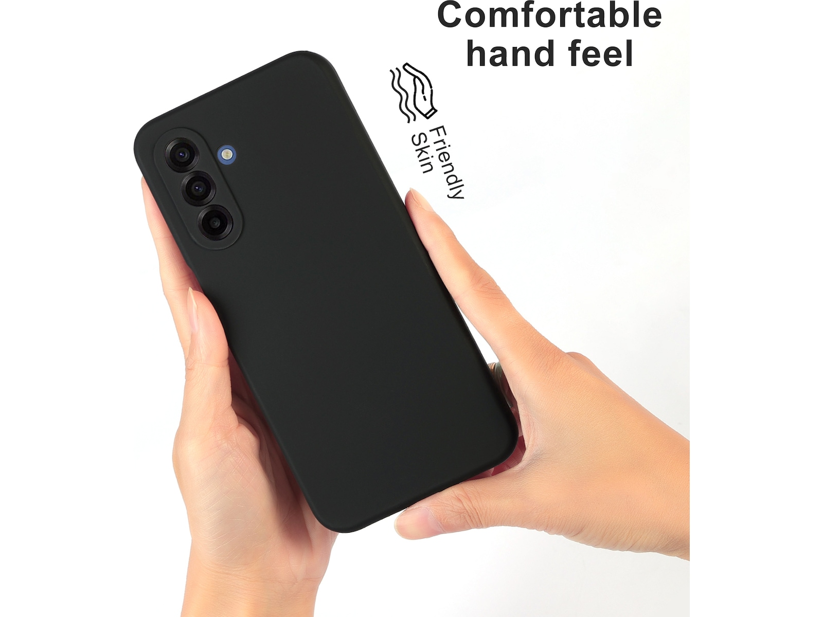 iiglo Galaxy A17 Magnetic Silikondeksel (sort) Mobildeksel