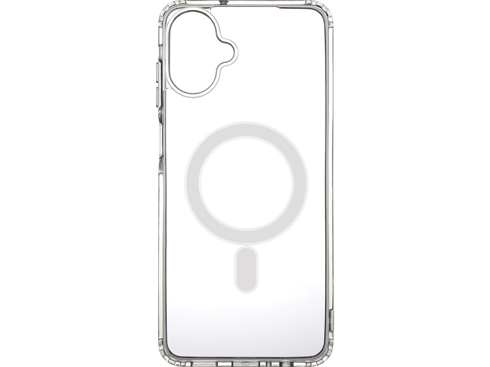iiglo Galaxy A07 Magnetic Silikondeksel (gjennomsiktig) Mobildeksel