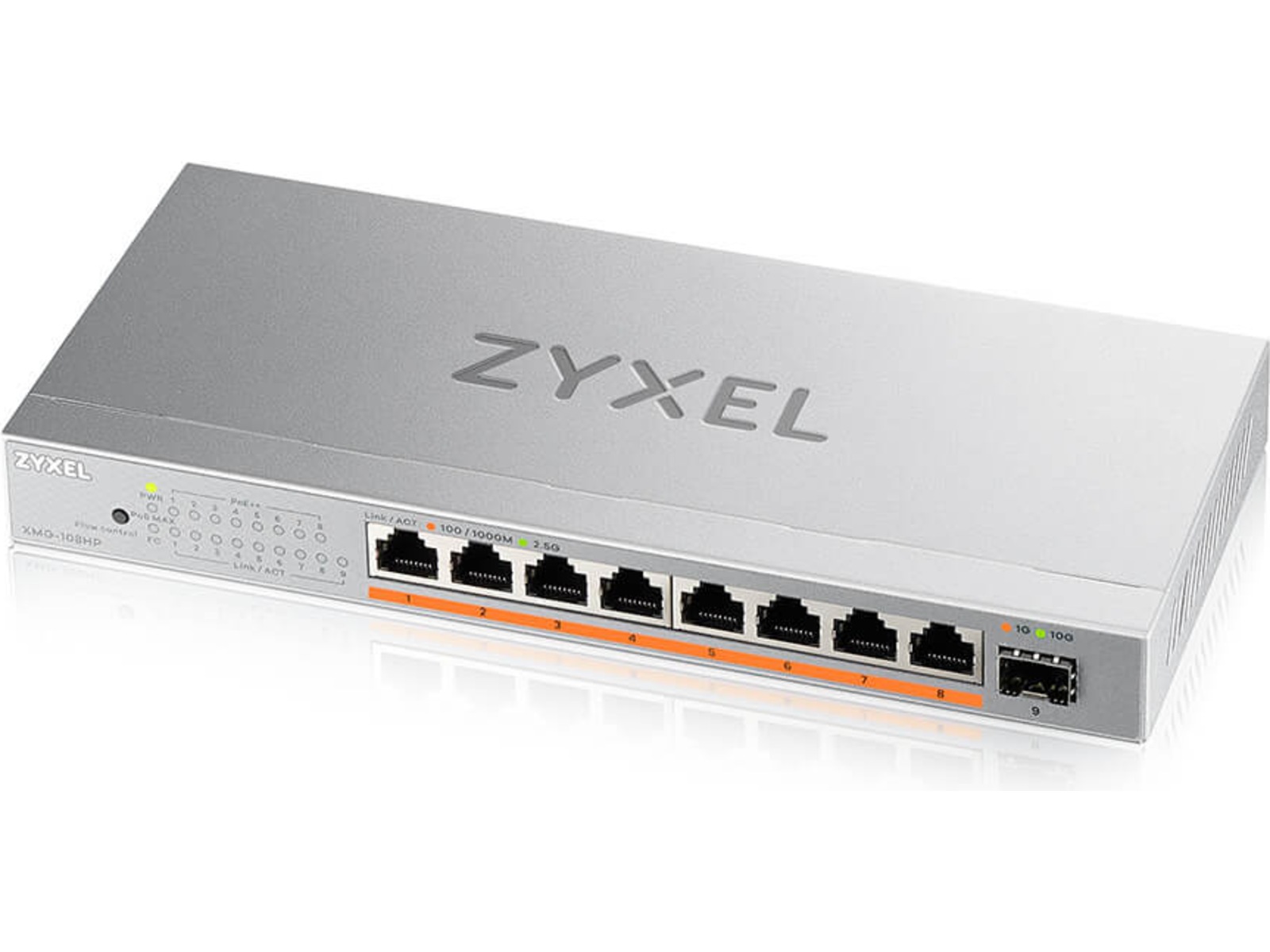 Zyxel switch XMG-108HP 8-port gigabit POE 70w