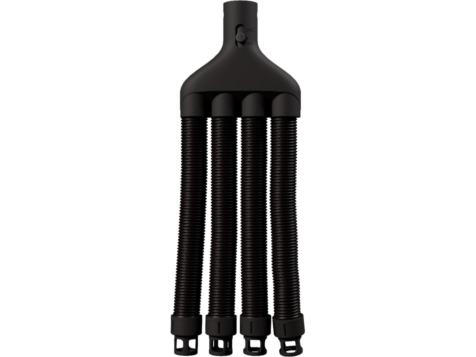 Hedgehog Squid 4 slangadapter (sort) Skotørkere