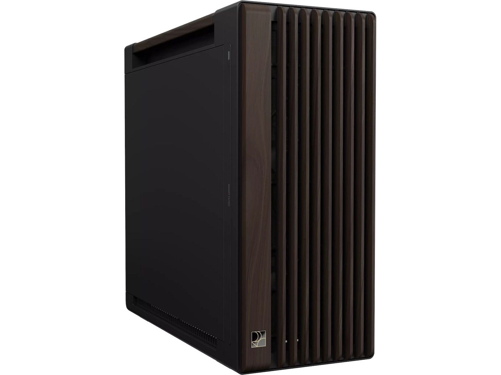 Asus PA602 PROART Walnut Wood Metal PWM Modern Mid Tower (sort) Mini/Micro/Nano tower