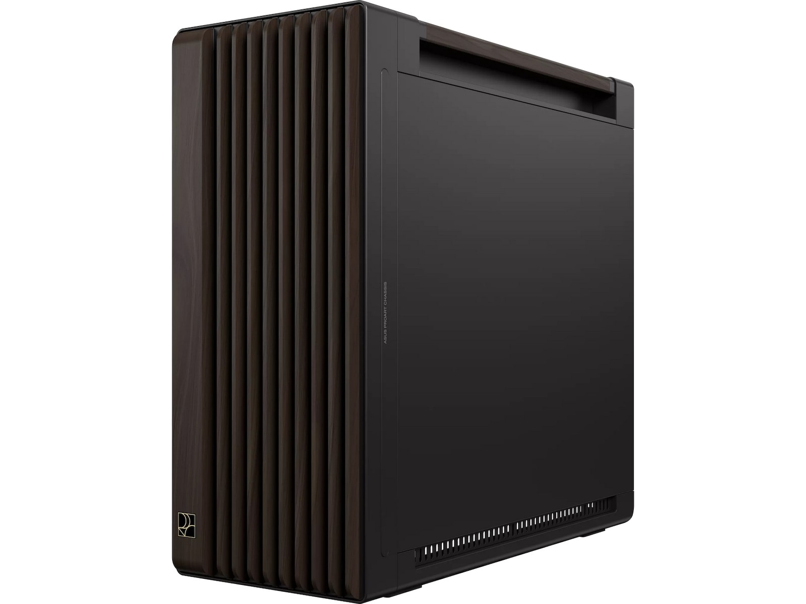 Asus PA602 PROART Walnut Wood TG PWM Modern Mid Tower (sort) Mini/Micro/Nano tower