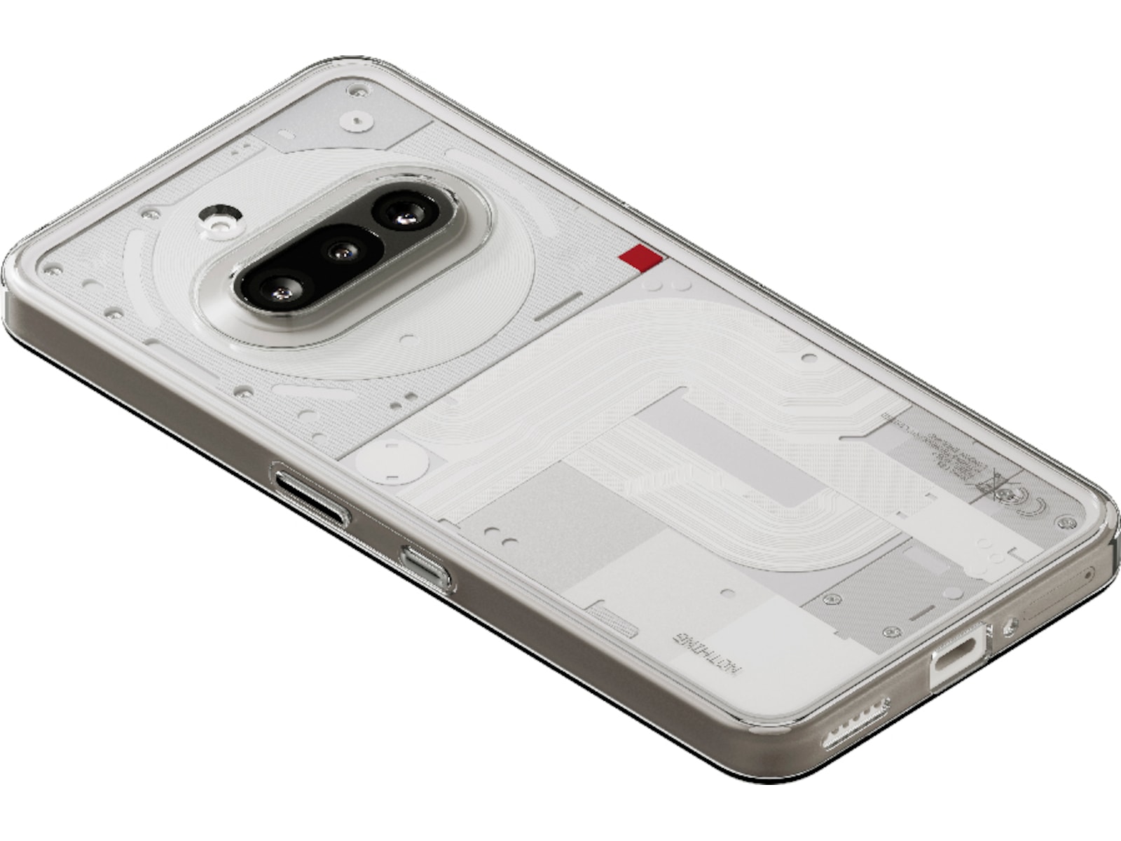 Nothing Phone (3a) 128GB (hvit) -B-Grade Demo mobiltelefoner