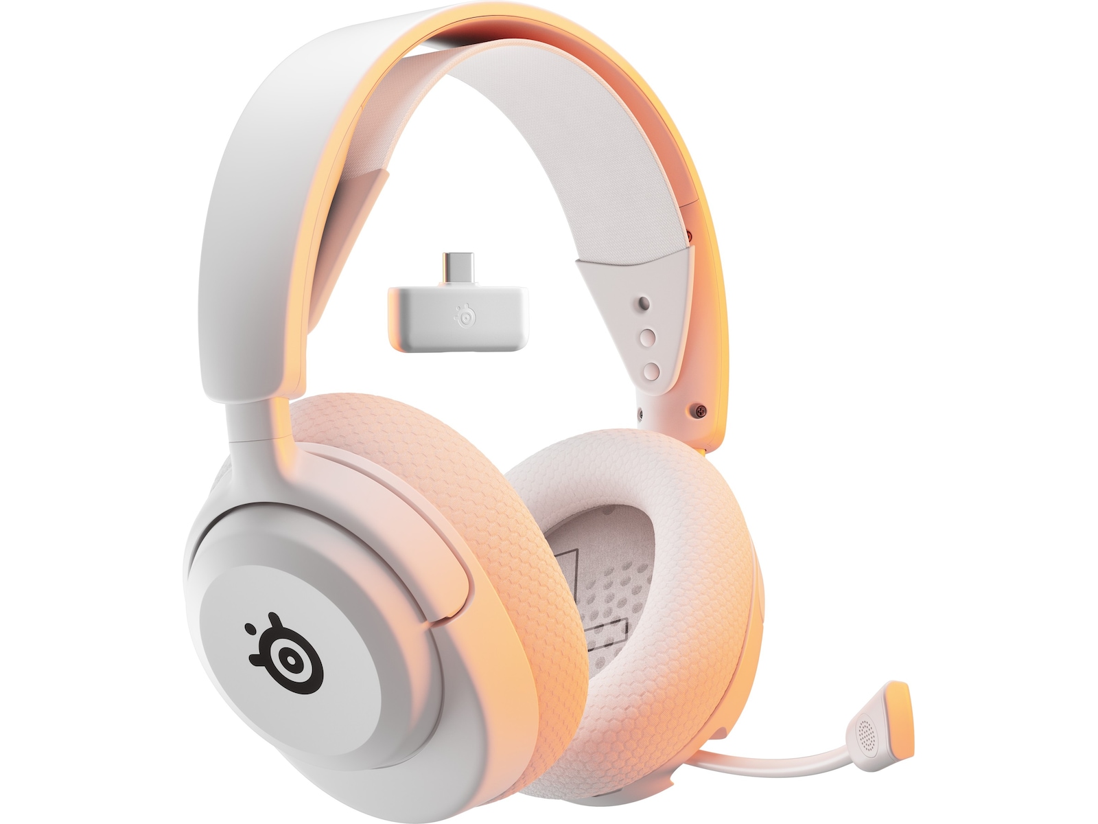 Steelseries Arctis Nova 5 gamingheadset PC (hvit) -B-Grade Demo headset