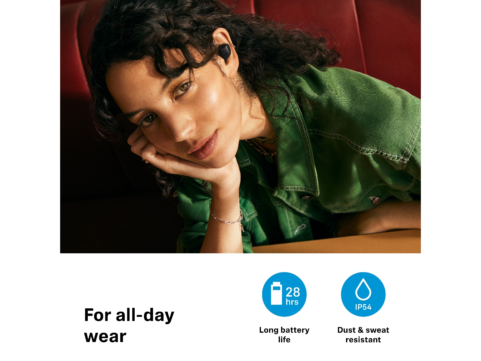 Sennheiser Accentum True Wireless trådløse ørepropper, In-ear (hvit) Ørepropper