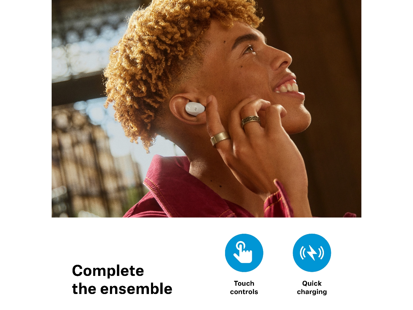 Sennheiser Accentum True Wireless trådløse ørepropper, In-ear (hvit) Ørepropper