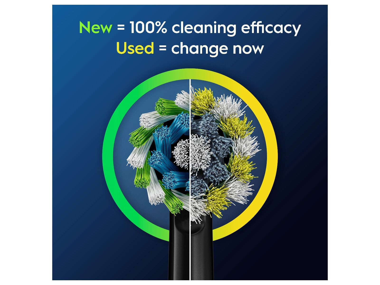 Oral-B Pro Cross Action Black Børstehoder (5 stk) Tannbørstehoder