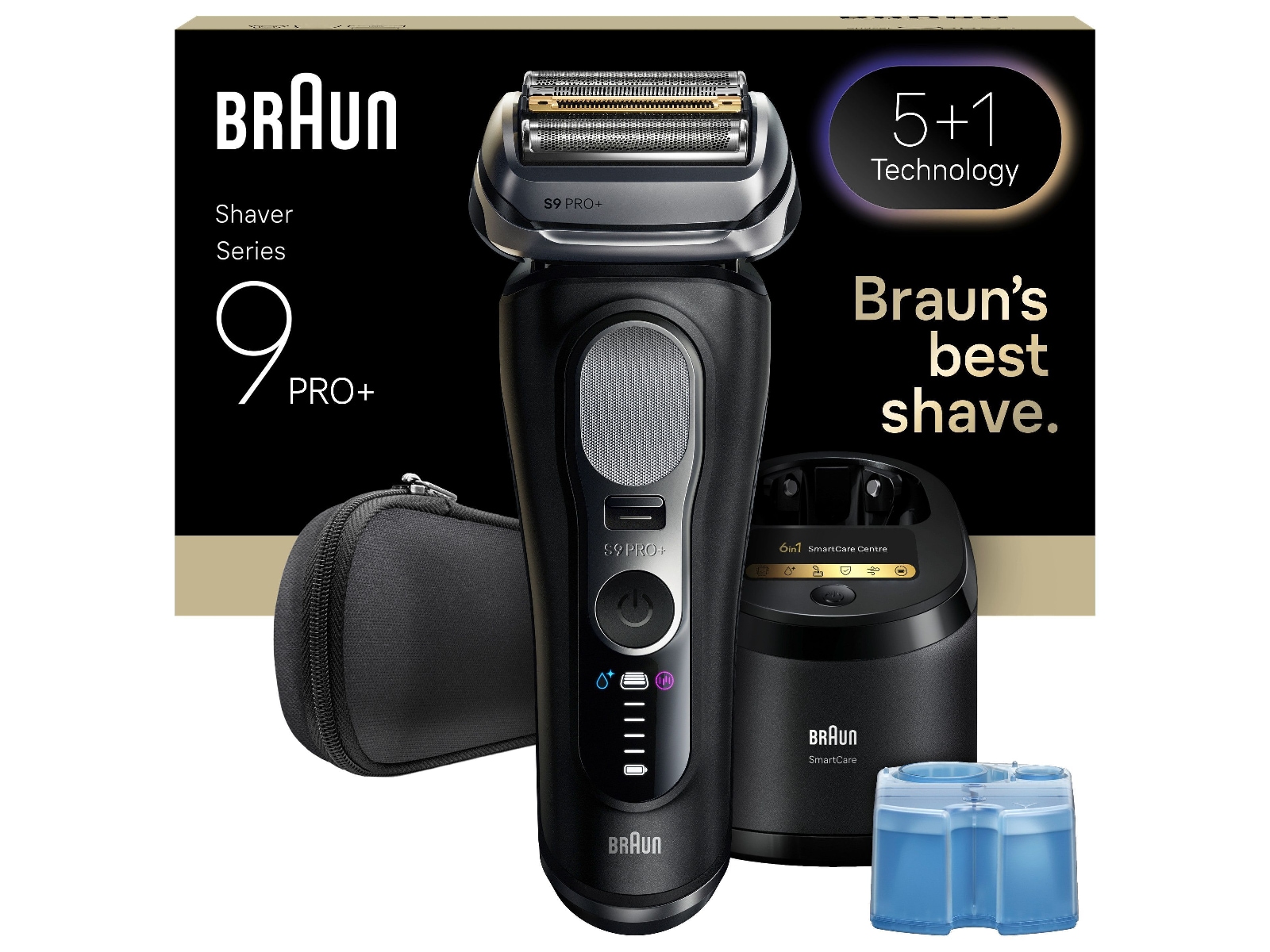 Braun Series 9 PRO+ Elektrisk Barbermaskin 9660CC Barbermaskiner