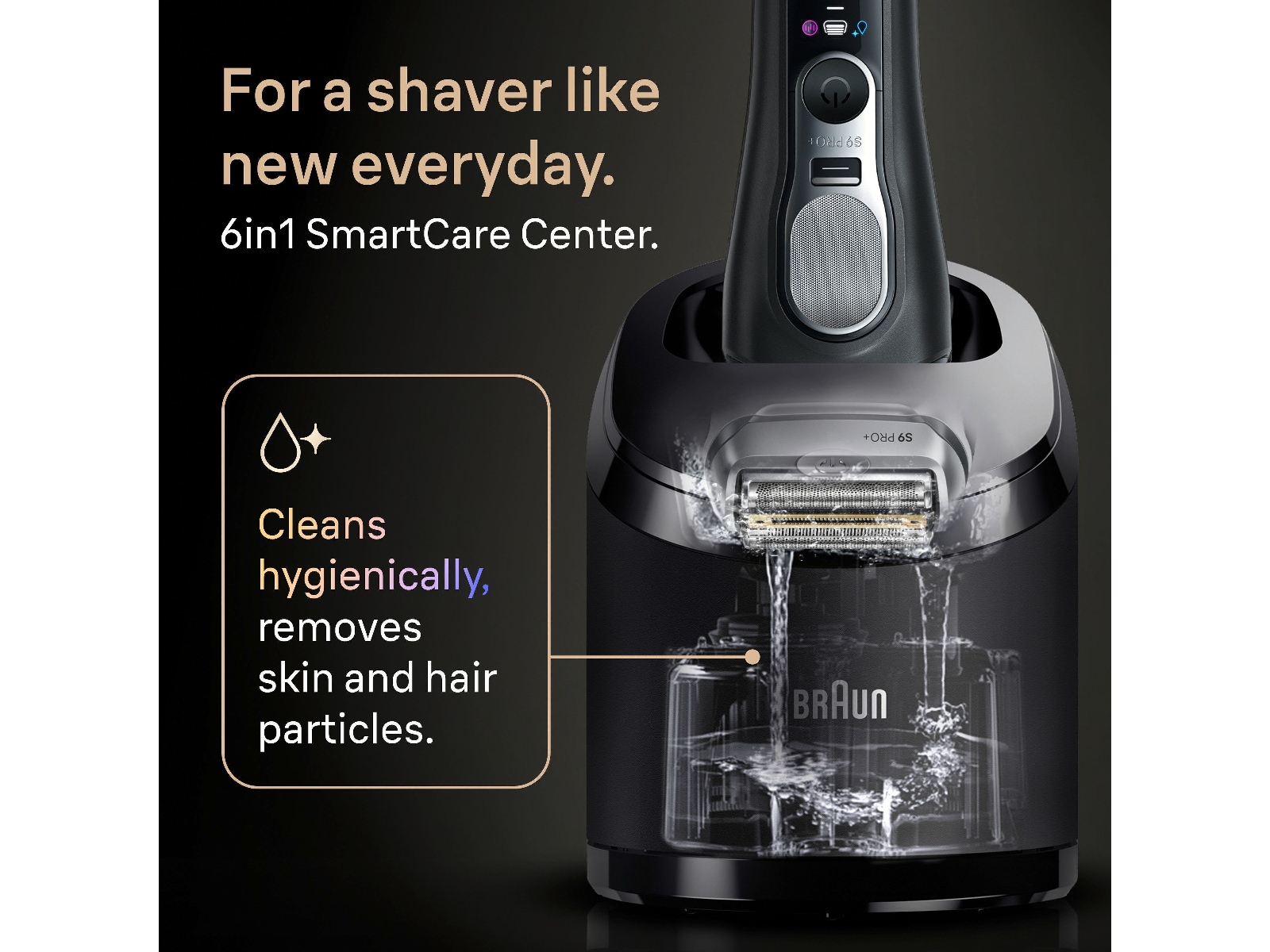 Braun Series 9 PRO+ Elektrisk Barbermaskin 9660CC Barbermaskiner