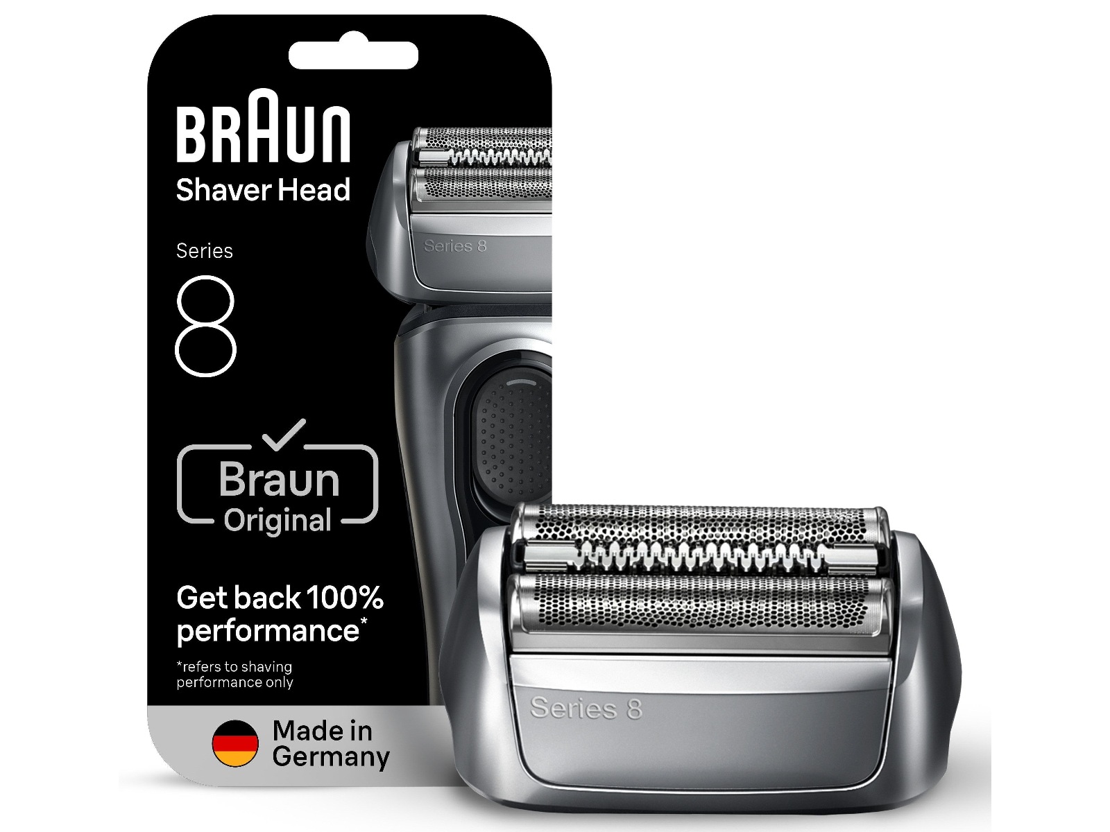 Braun Series 8 ORIGINAL Barberhode-Refill 83M Tilbehør til barbermaskiner