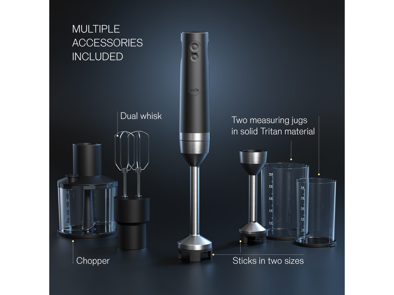 Wilfa Prostick Stavmikser IM4B-1000FP Hånd- & stavmiksere