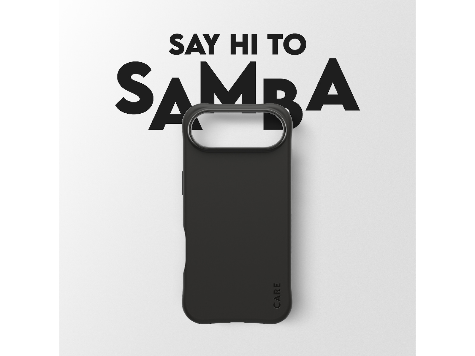PanzerGlass CARE iPhone Air Samba Hardcase deksel (sort) Mobildeksel
