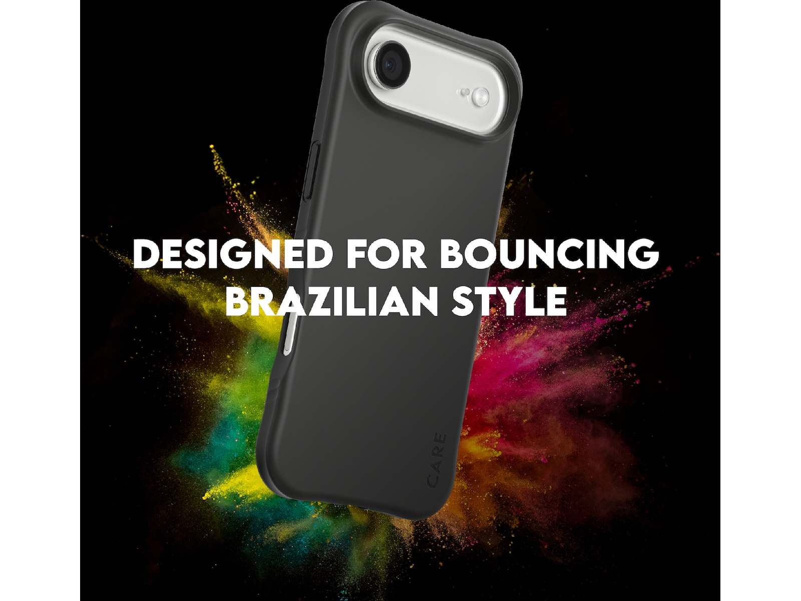 PanzerGlass CARE iPhone Air Samba Hardcase deksel (sort) Mobildeksel