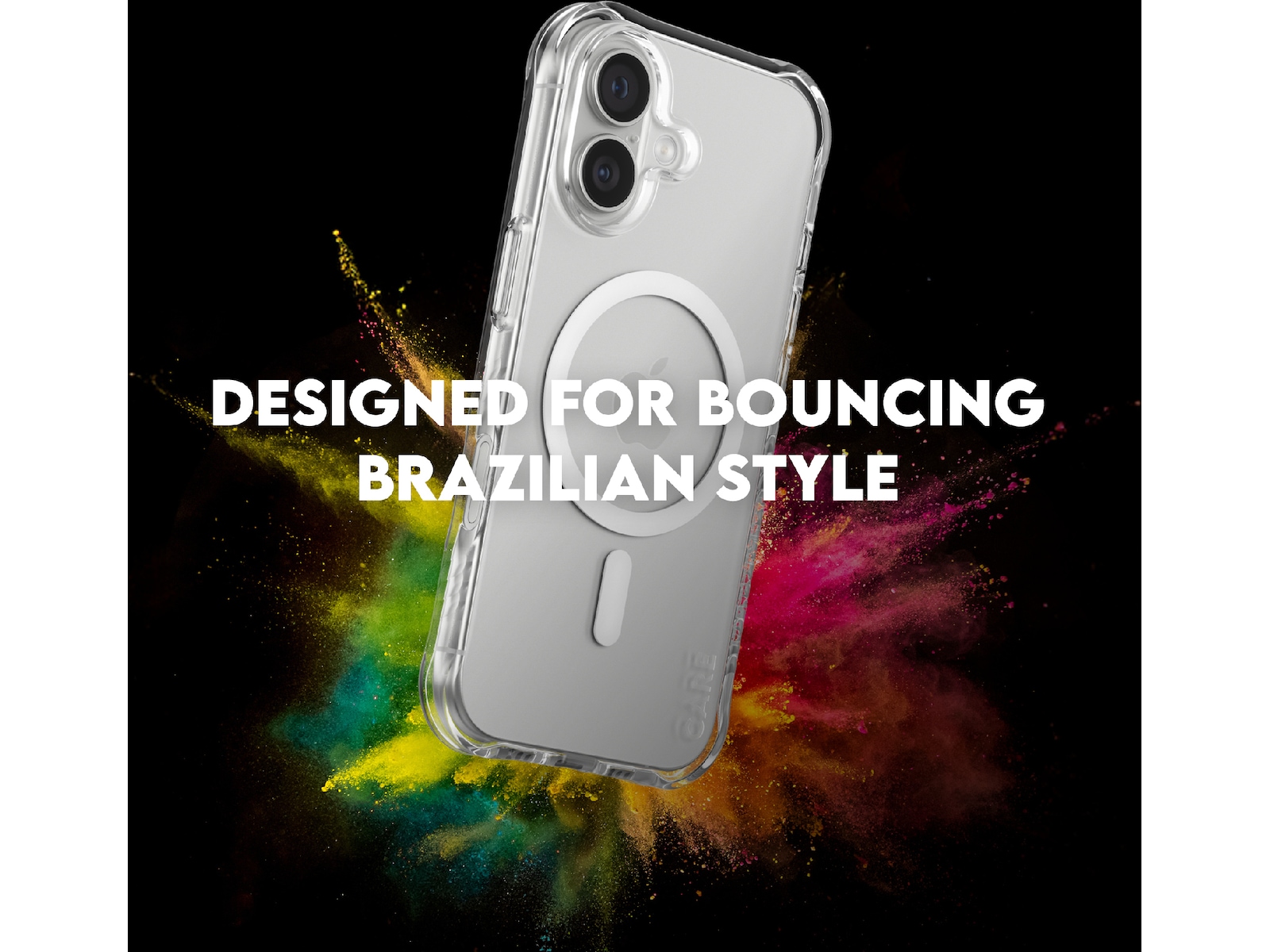 PanzerGlass CARE iPhone 17 Samba Hardcase deksel (gjennomsiktig/hvit) Mobildeksel