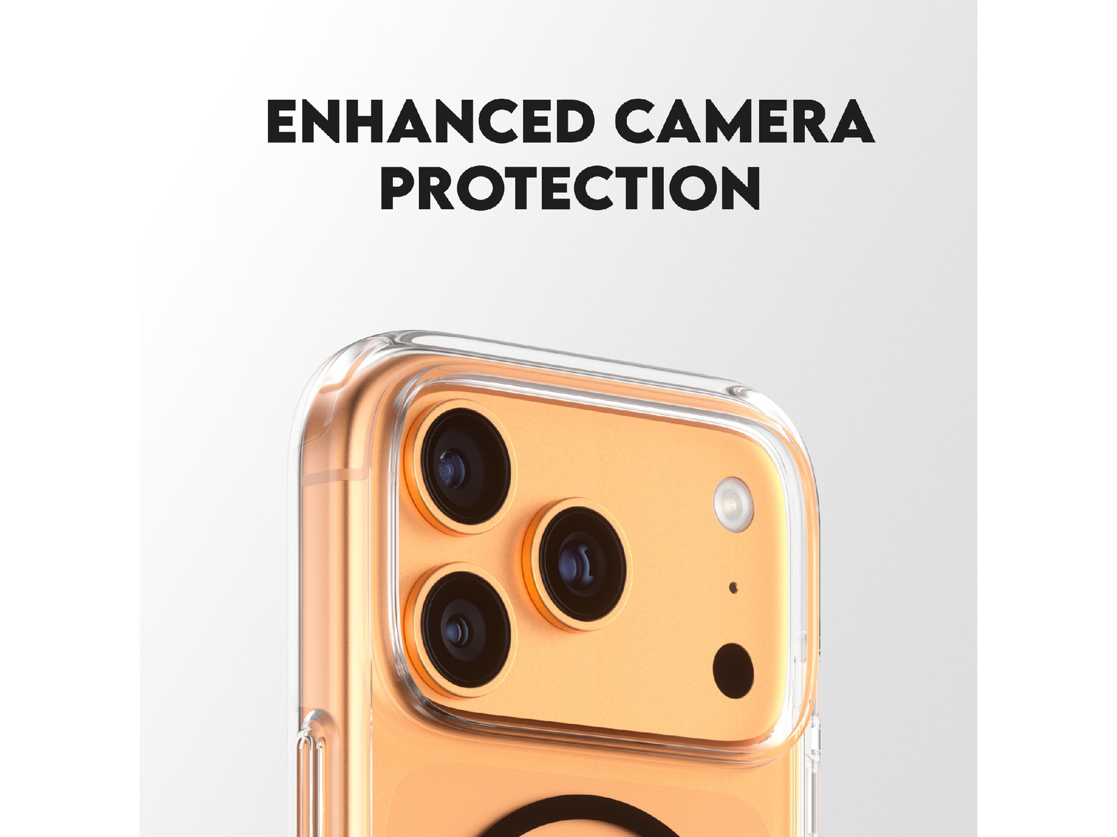 PanzerGlass CARE iPhone 17 Pro Urban Explorer deksel (gjennomsiktig/sort) Mobildeksel