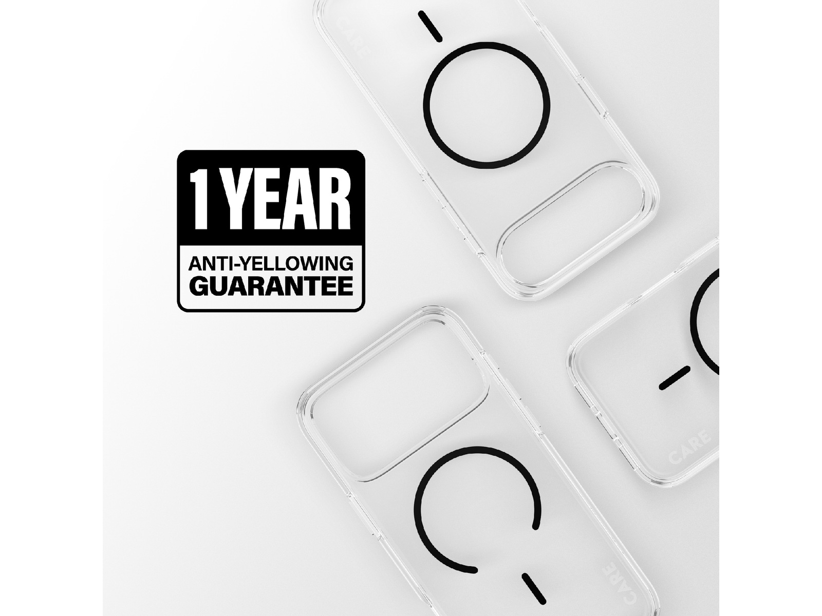 PanzerGlass CARE iPhone 17 Pro Max Urban Explorer deksel (gjennomsiktig/sort) Mobildeksel