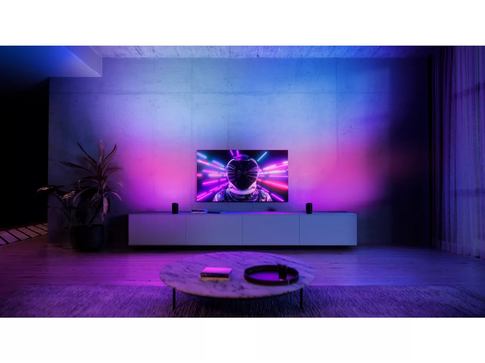 Philips Hue Play vegglys (sort) Bordlampe