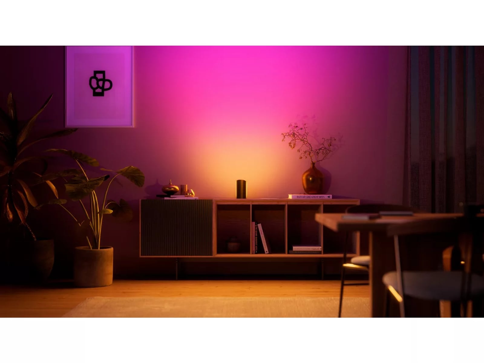 Philips Hue Play vegglys (sort) Bordlampe