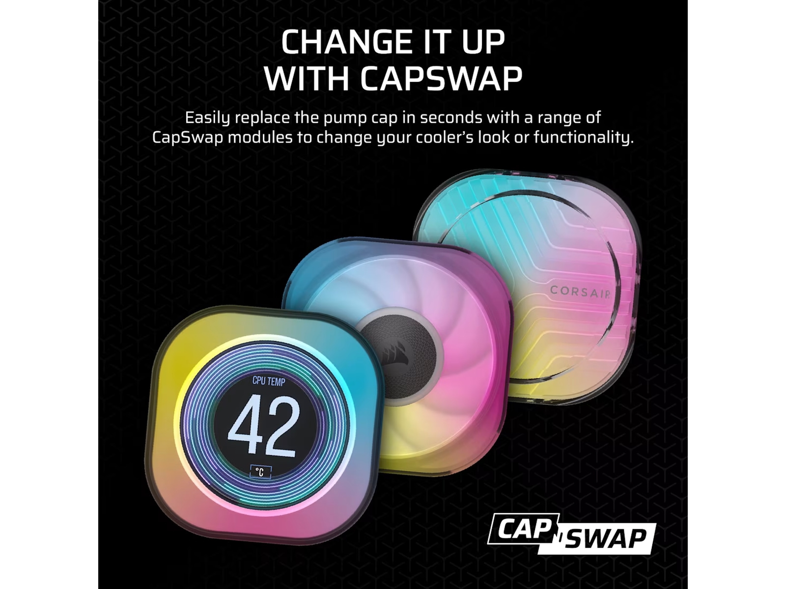 Corsair iCUE LINK TITAN 420 RX RGB AIO Kjøler (sort) CPU - Vannkjøling