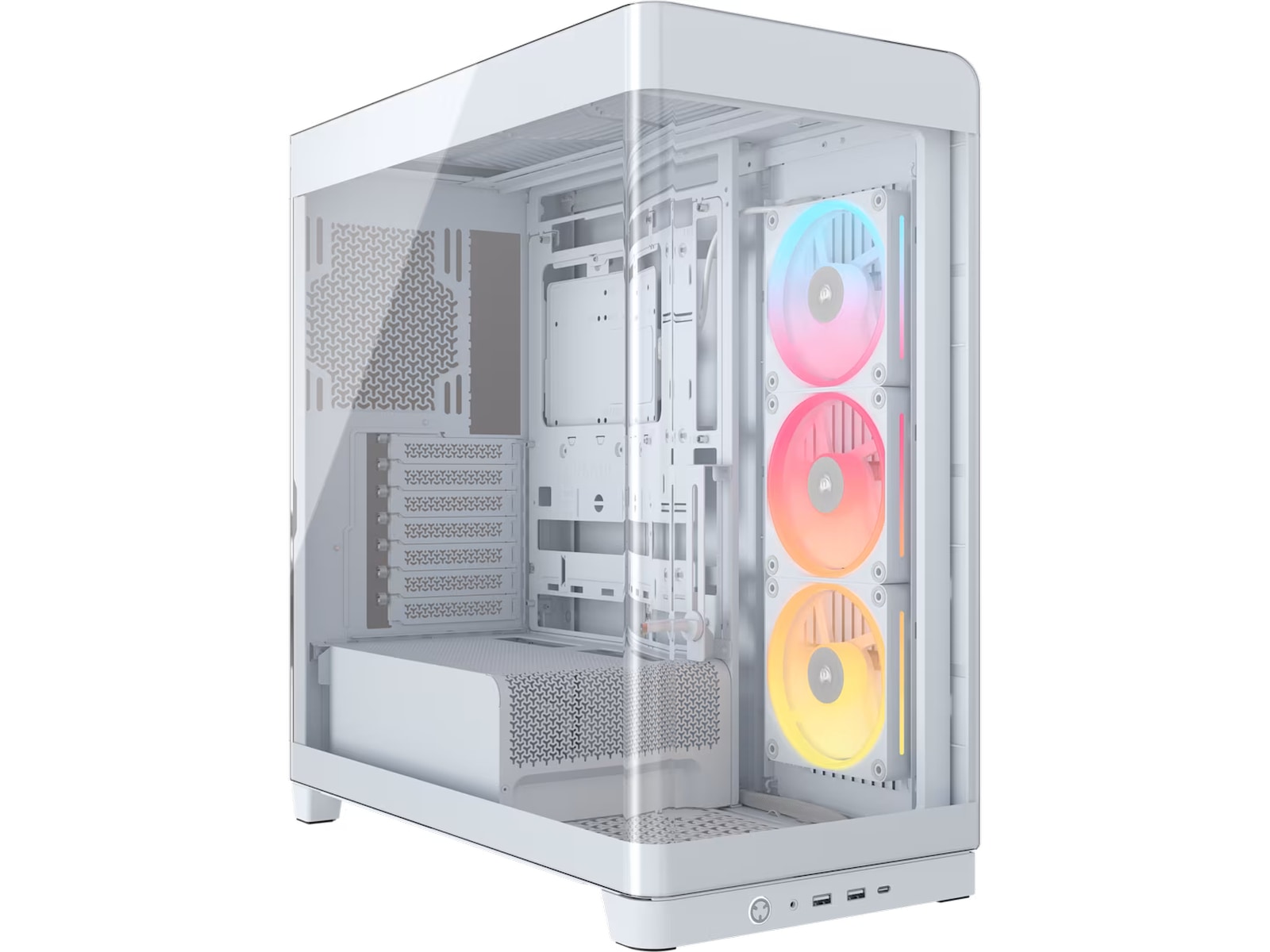 Corsair FRAME 4500X LX-R RGB Mid Tower (hvit) Midi tower