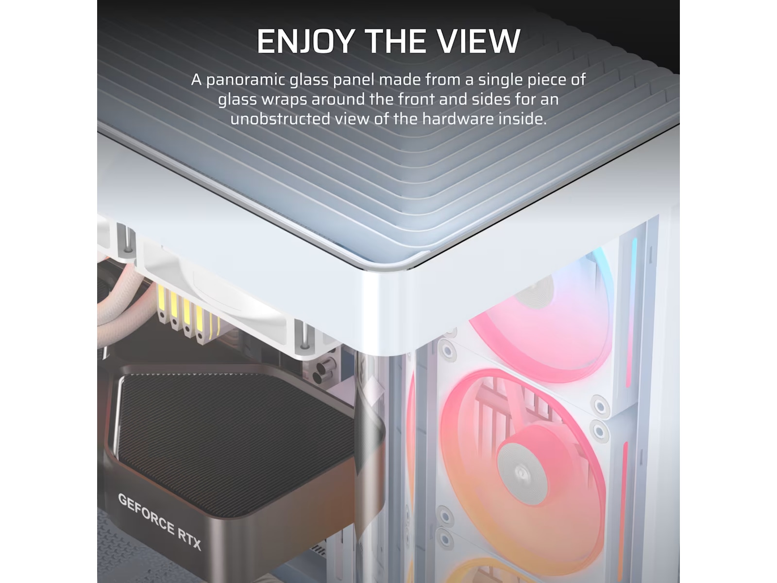 Corsair FRAME 4500X LX-R RGB Mid Tower (hvit) Midi tower