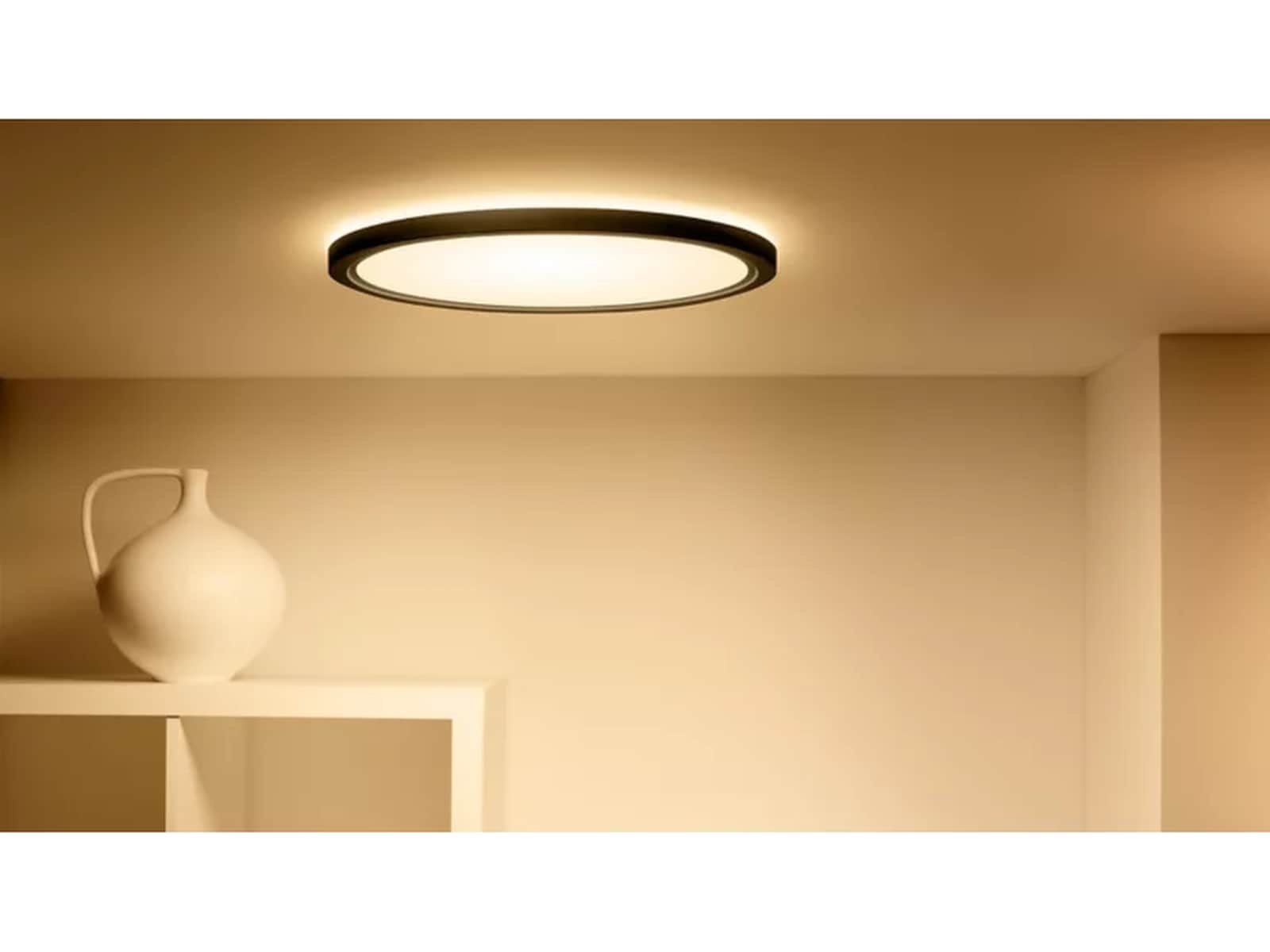 WiZ SuperSlim RGB Taklampe 22W (sort) Taklampe