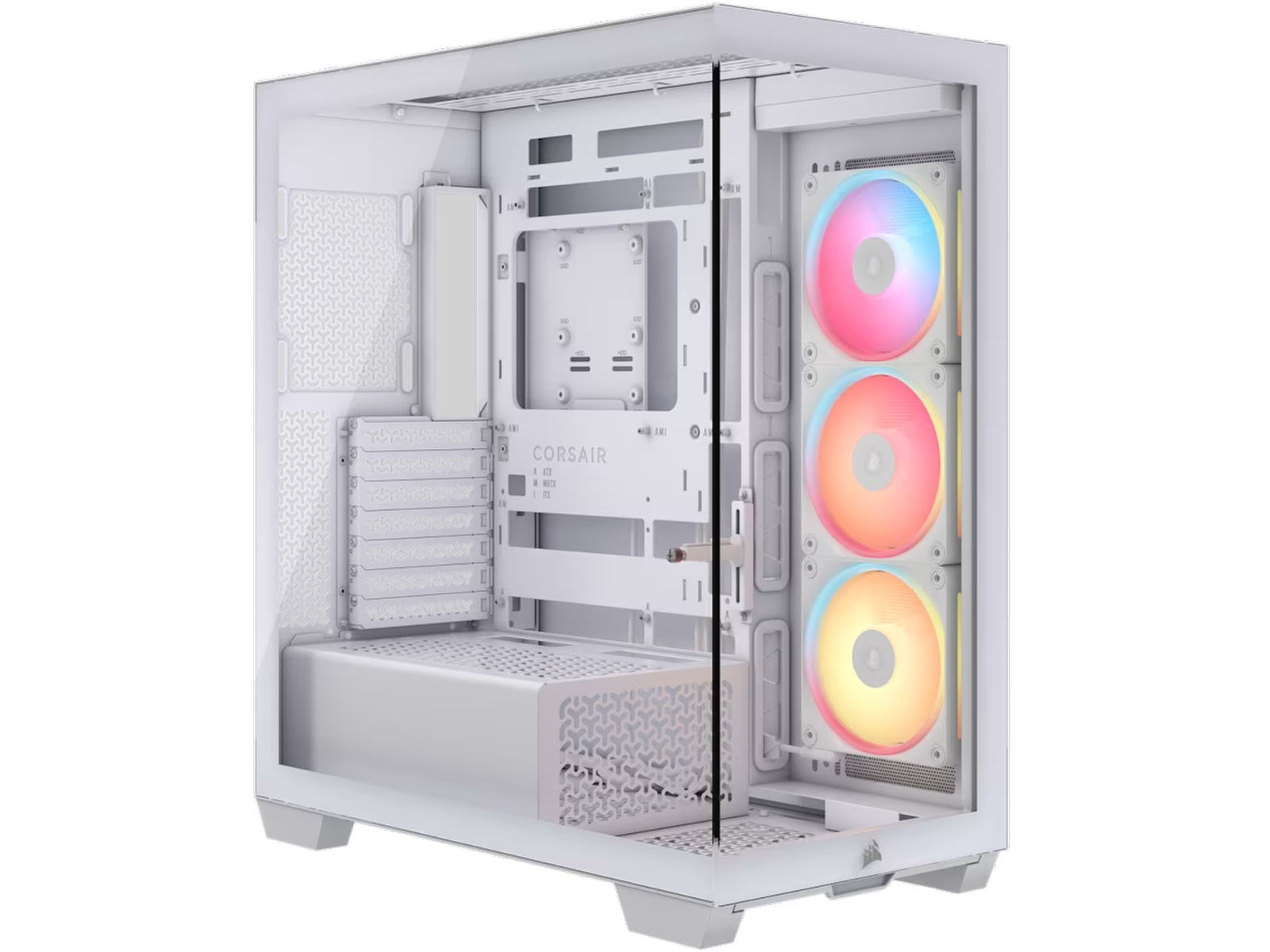 Corsair 3500X LXR LINK Mid Tower (hvit) Midi tower