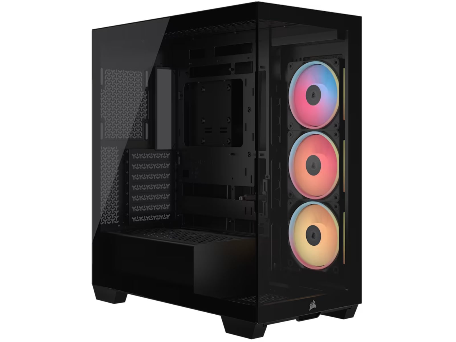 Corsair 3500X LXR LINK Mid Tower (sort) Mini-ITX, Micro-ATX, ATX, E-ATX (305mm x 277mm), Tempered Glass,