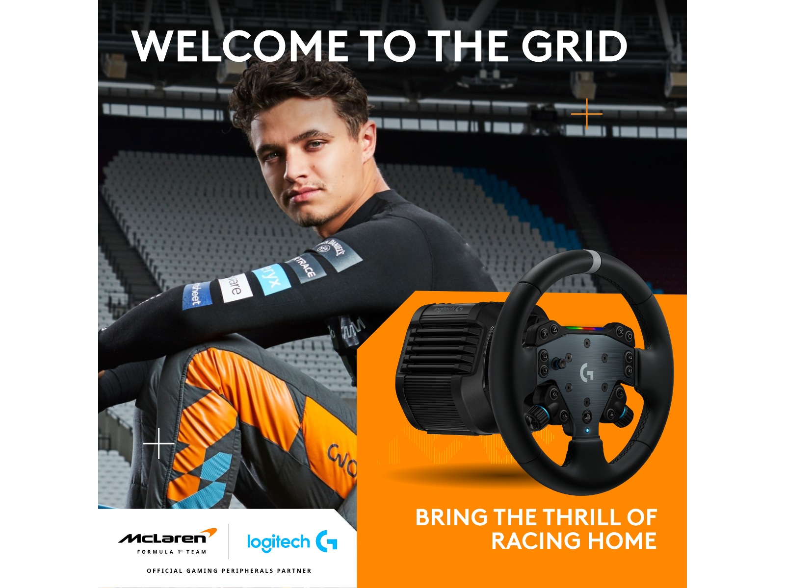 Logitech G RS50 Playstation/PC Ratt og pedaler