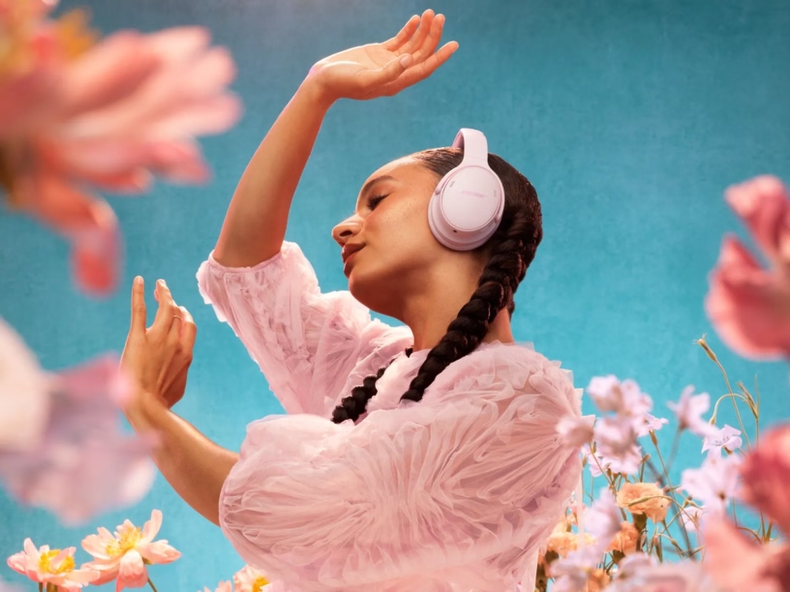 Bose QuietComfort II Trådløse Hodetelefoner (petal pink) -B-Grade Demo headset