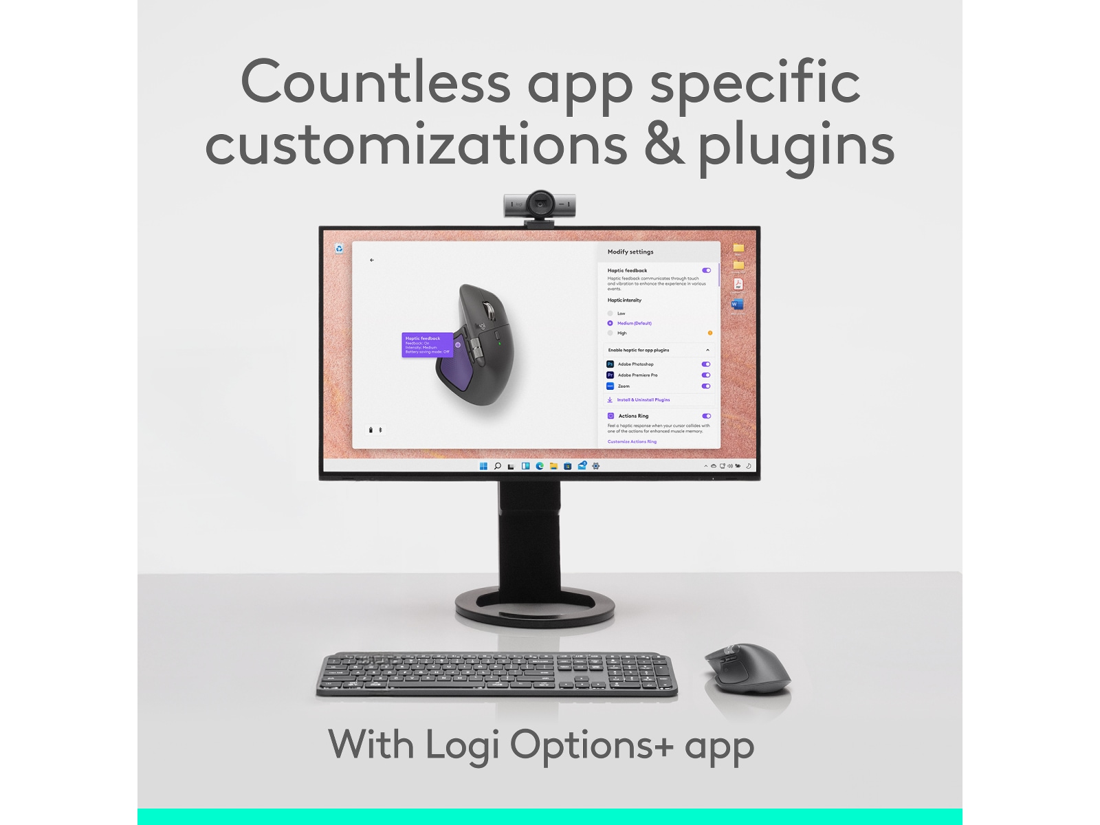 Logitech MX Master 4 for Mac Trådløs Ergonomisk Mus (Space Black) Mus