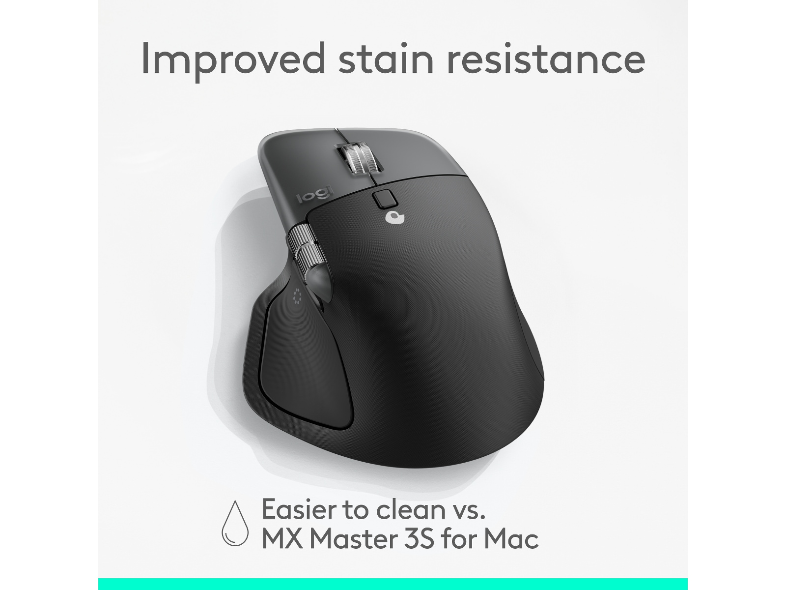 Logitech MX Master 4 for Mac Trådløs Ergonomisk Mus (Space Black) Mus