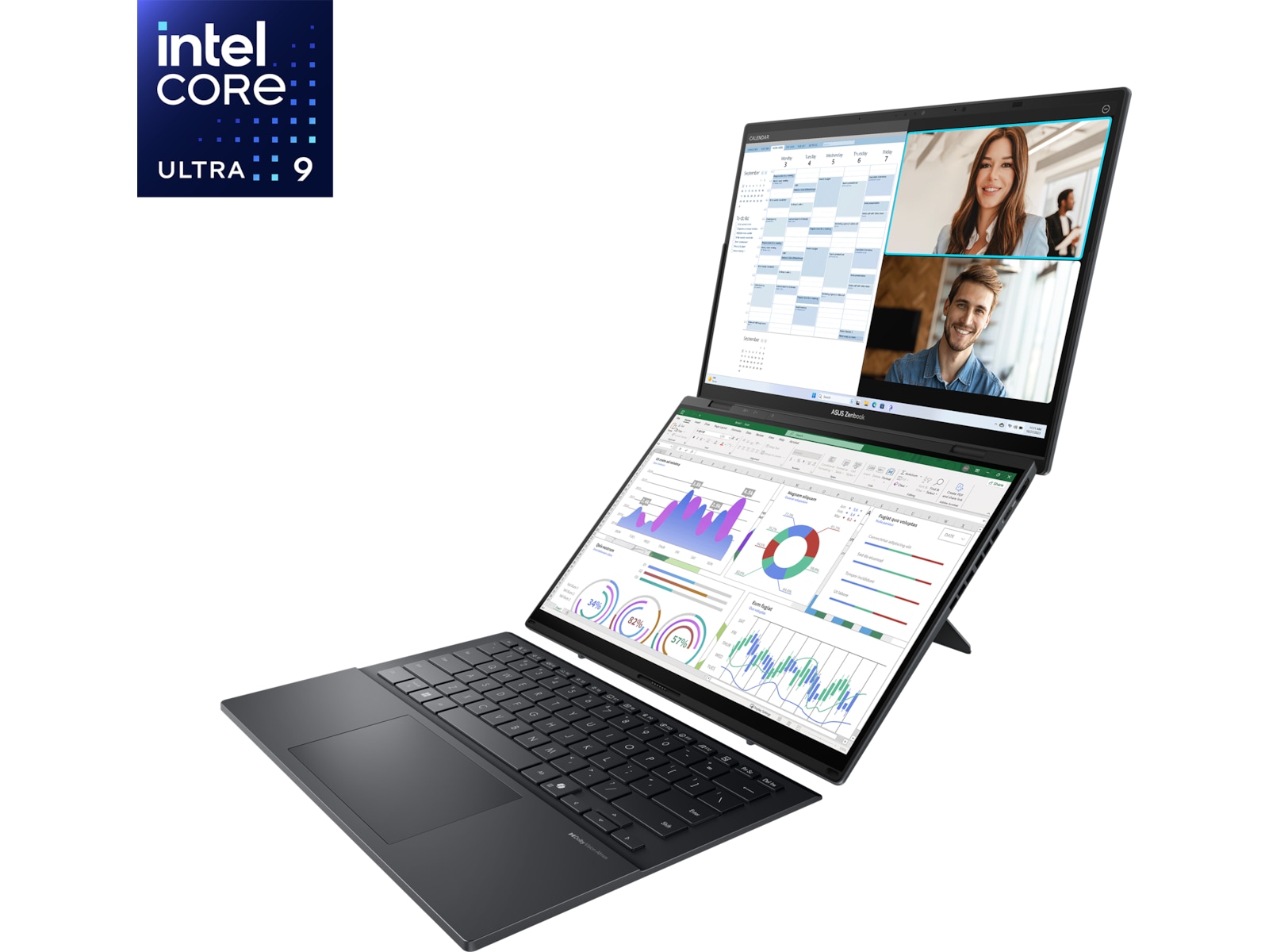 ASUS Zenbook Duo 14" 3K OLED Touch PC - Bærbar / laptop