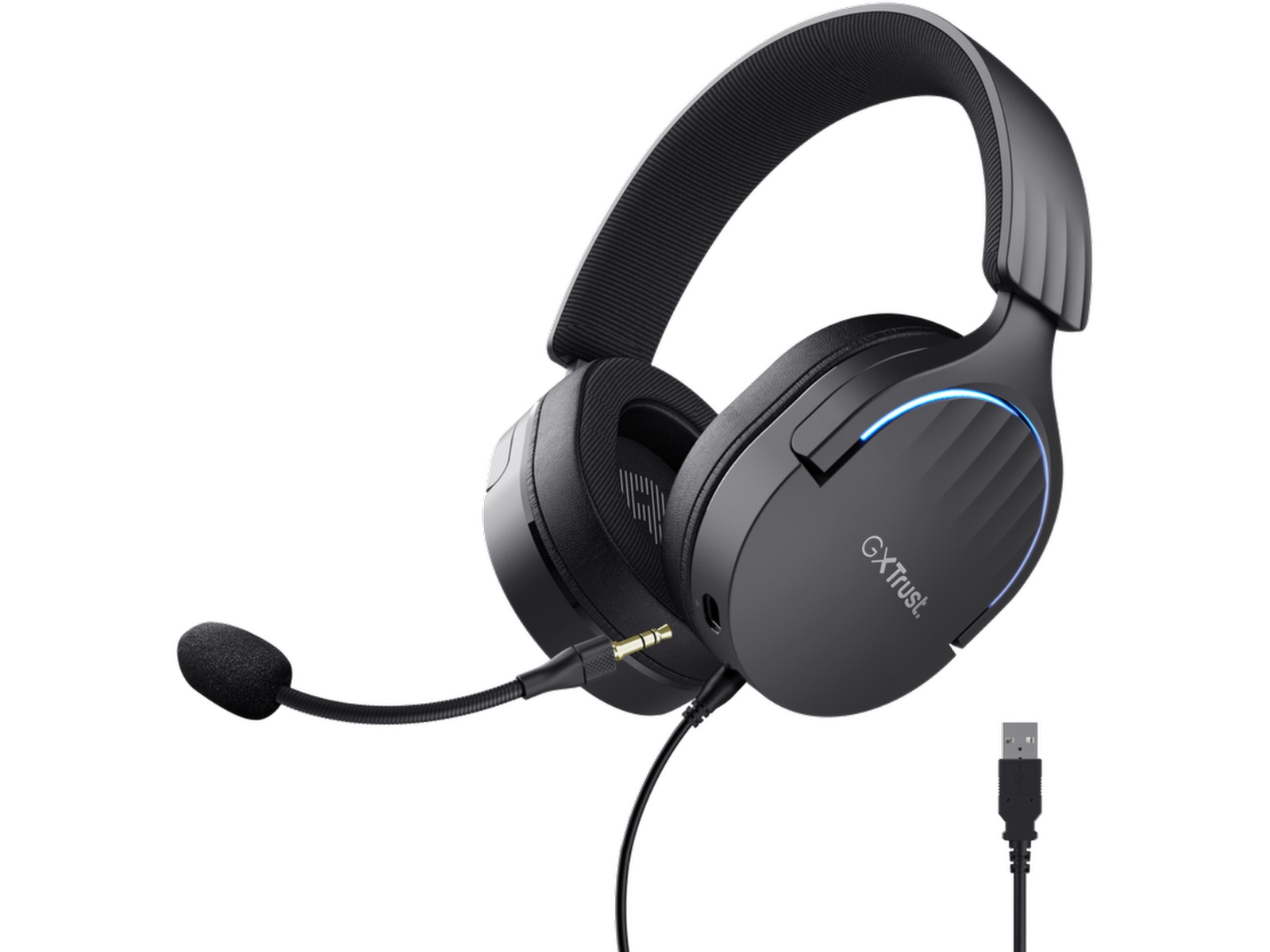 Trust GXT 490 Fayzo 7.1 Usb Headset (sort) Gamingheadset