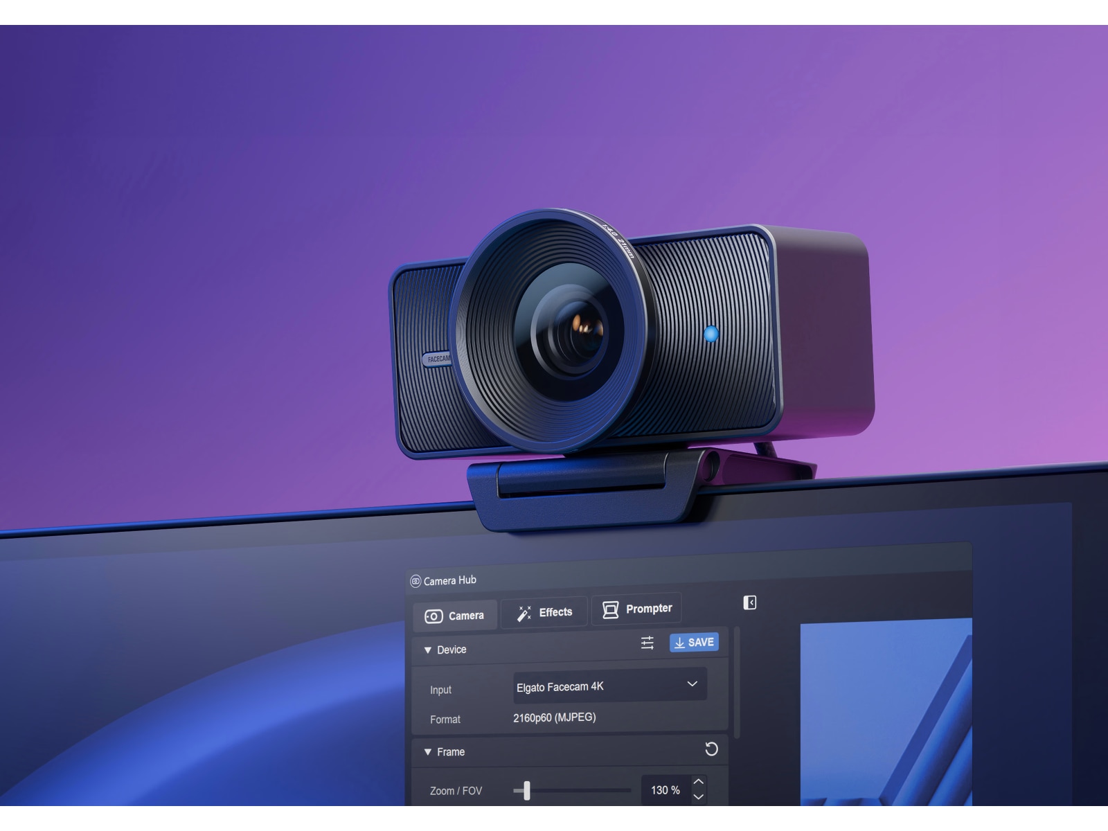 Elgato Facecam 4K Capture & streaming