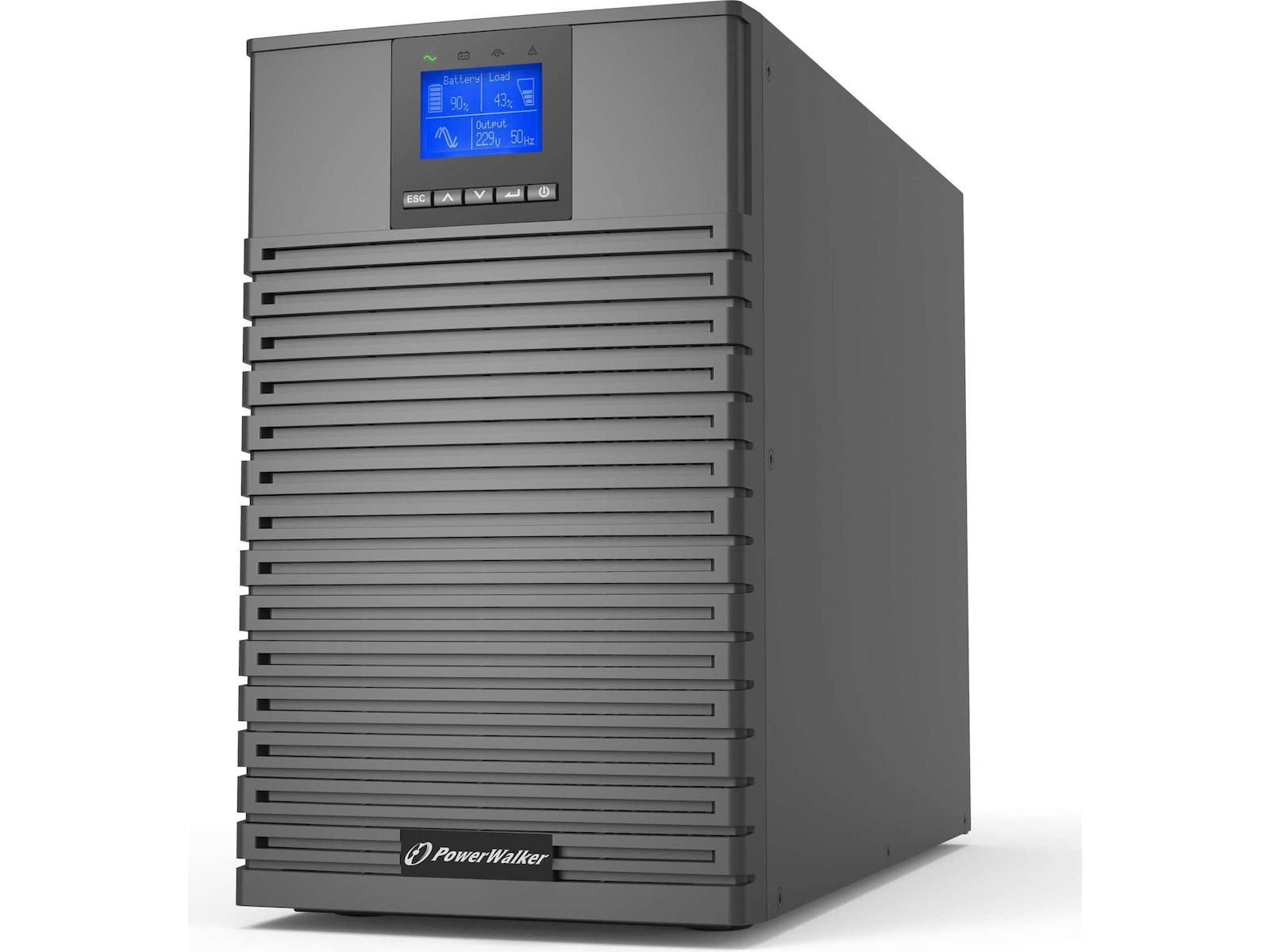BlueWalker PowerWalker VFI 2000 ICT IoT UPS og UPS-batteri