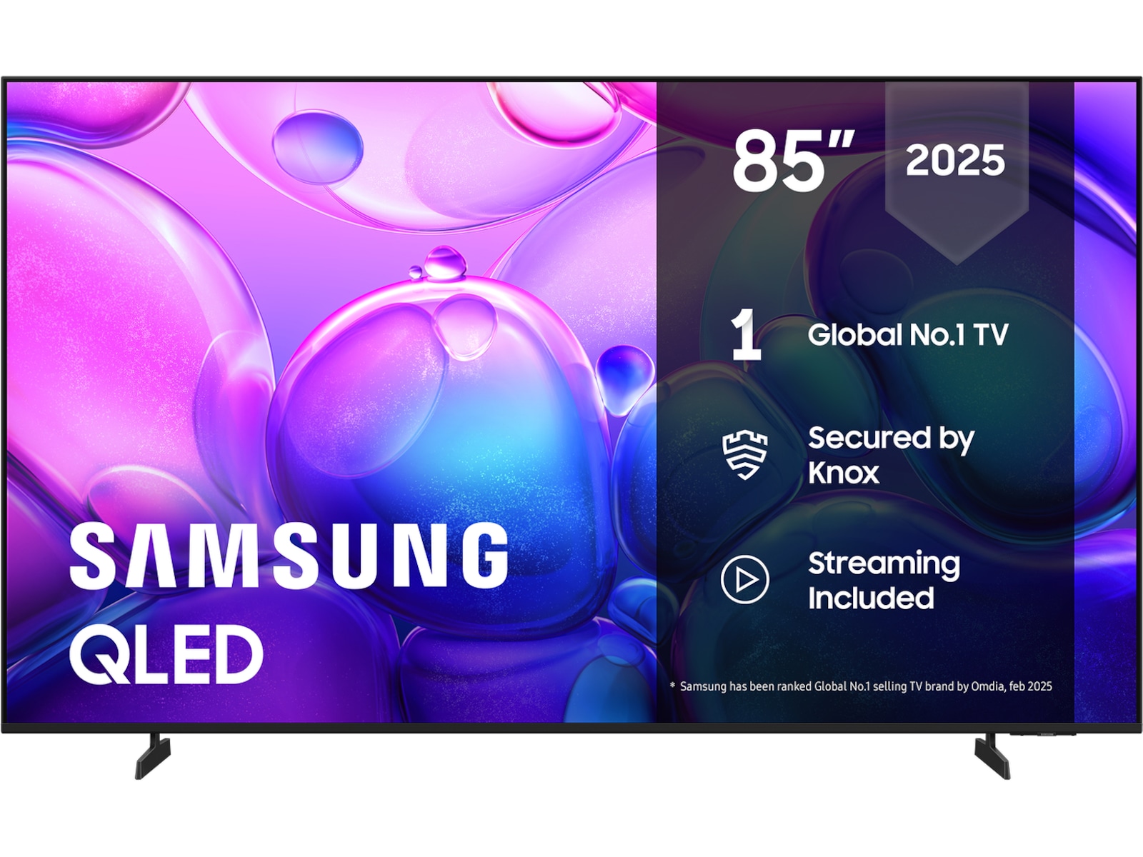 Samsung 85" Q6F QLED 4K Smart TV (2025) Over 80 tommer TV