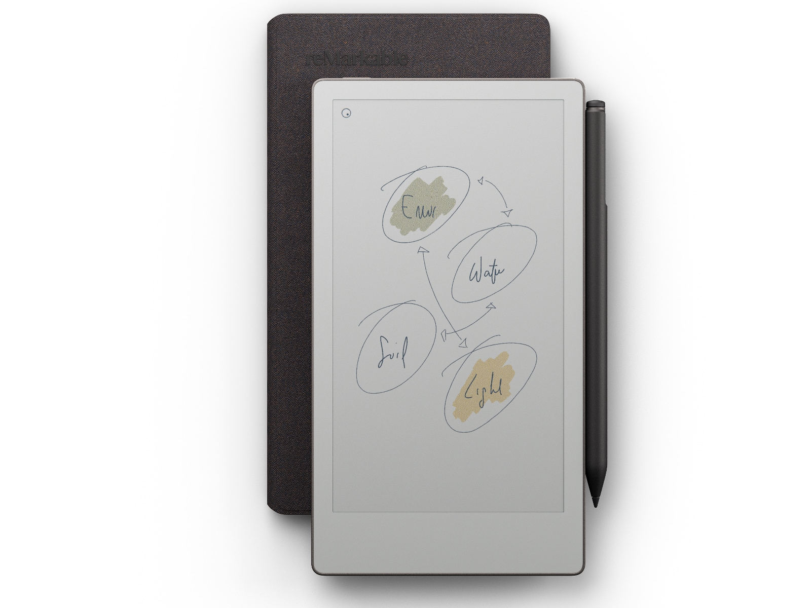 reMarkable Paper Pro Move 7.3" inkl. Marker Plus & Book Folio (basalt) Digitale notatblokker & tilbehør