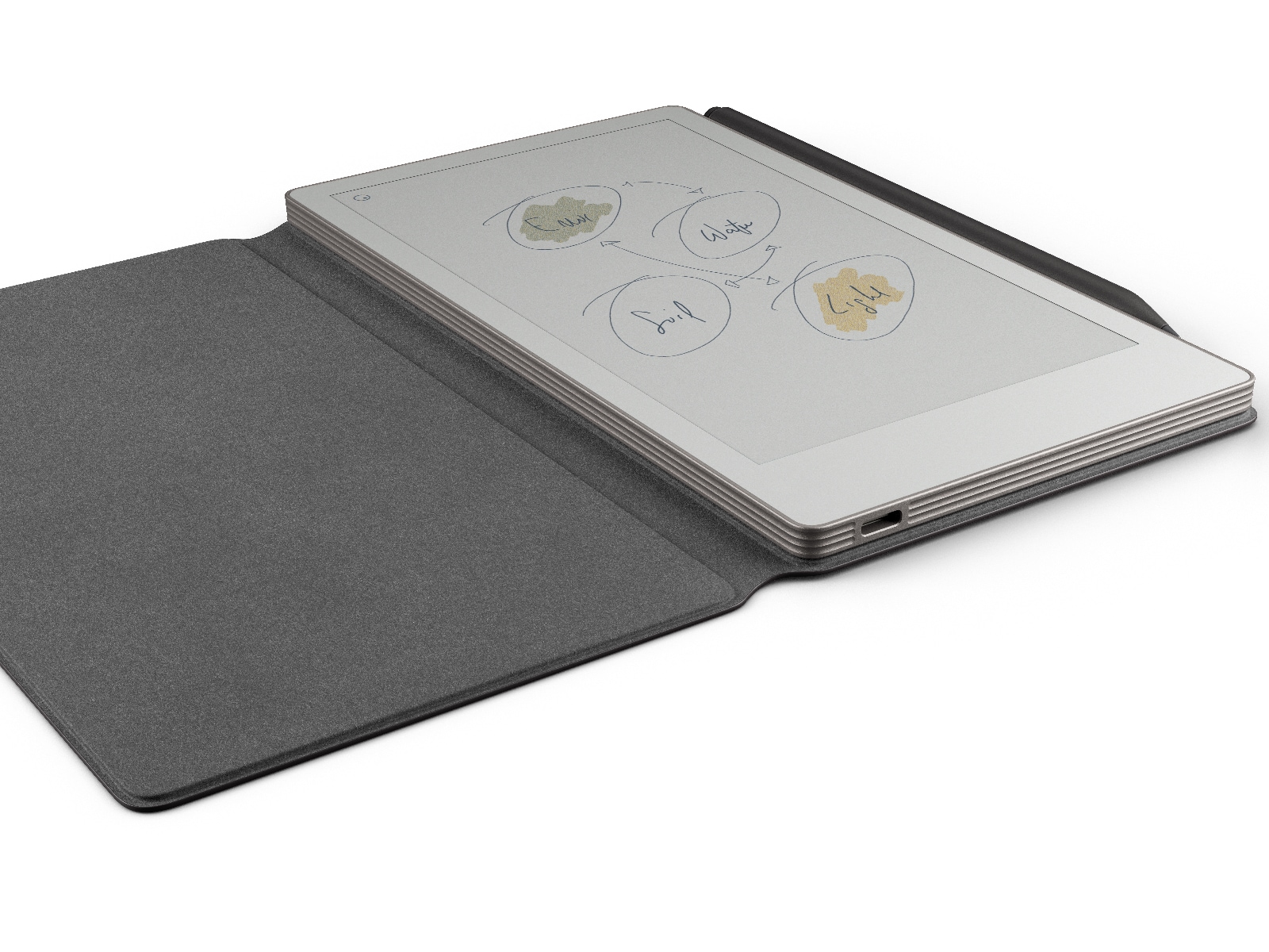 reMarkable Paper Pro Move 7.3" inkl. Marker Plus & Book Folio (basalt) Digitale notatblokker & tilbehør