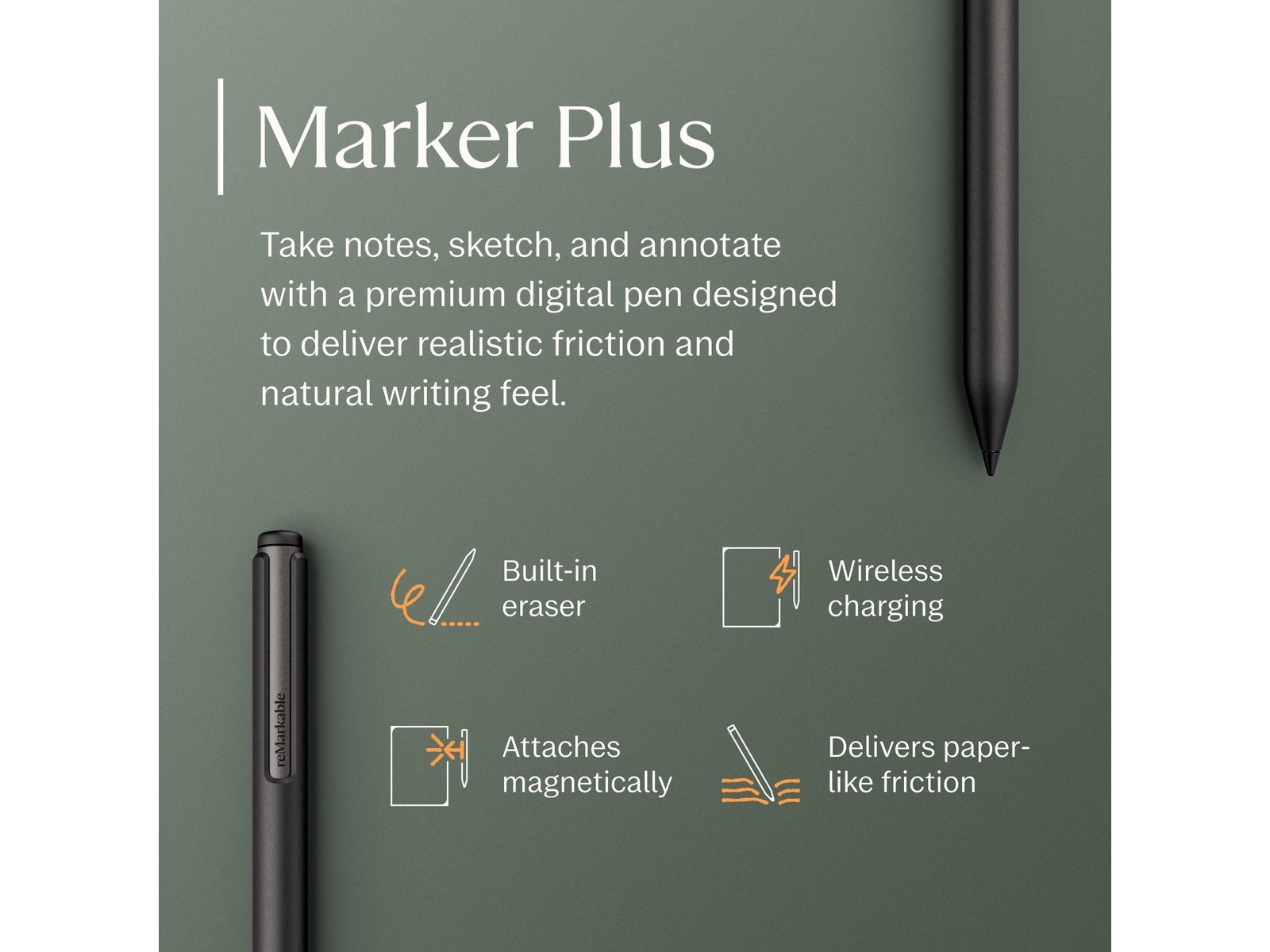 reMarkable Paper Pro Move 7.3" inkl. Marker Plus Digitale notatblokker