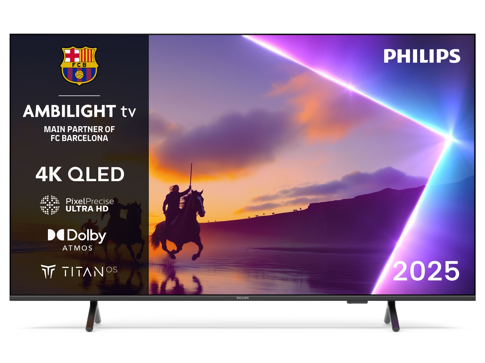Philips 65" PUS8550/12 QLED Smart Ambilight TV (2025) -B-Grade Demo TV/projektor