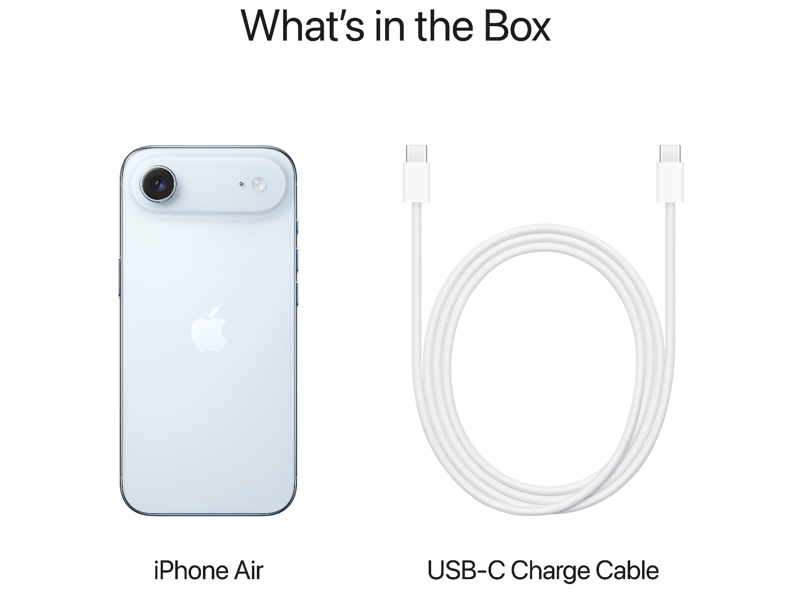 iPhone Air 256GB (himmelblå) Mobiltelefoner