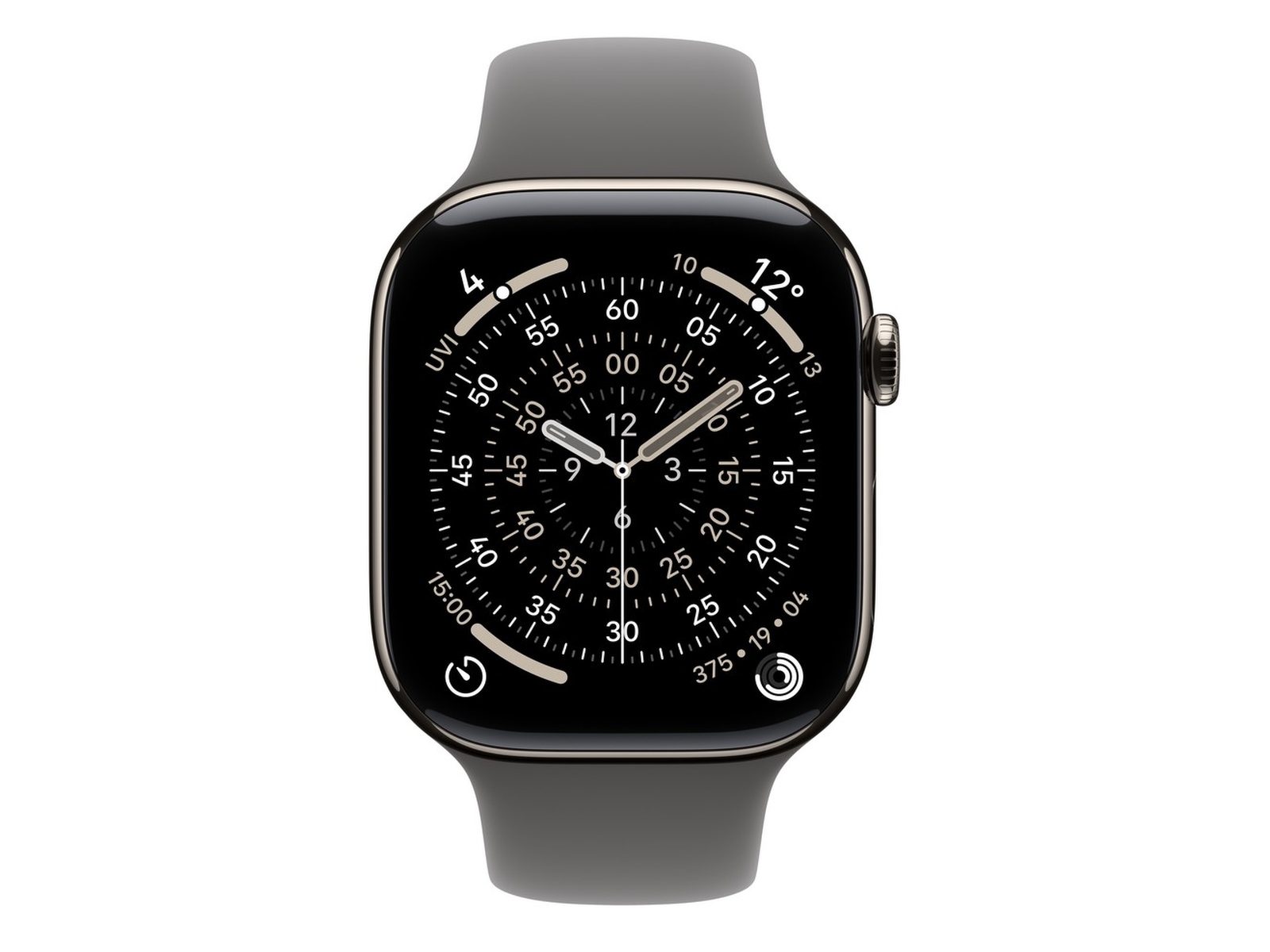 Apple Watch Series 11 GPS + LTE 42mm Titan (naturlig) Smartklokker