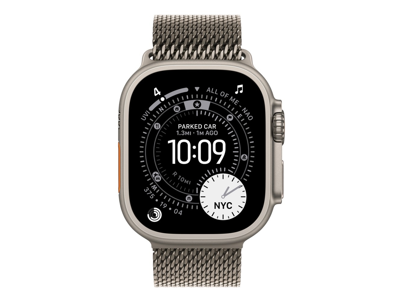 Apple Watch Ultra 3 49mm GPS + LTE Titan (naturlig) Smartklokker