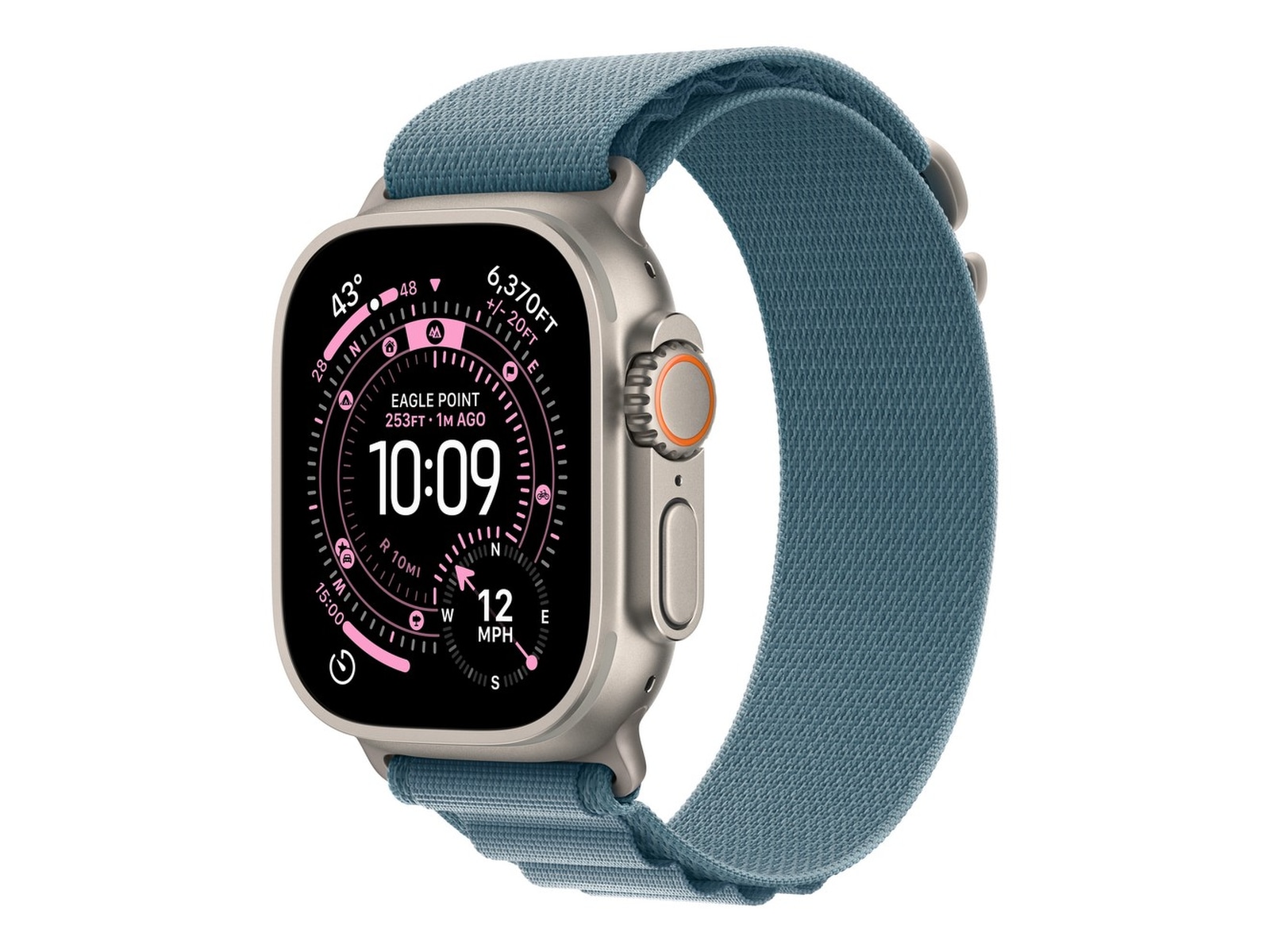 Apple Watch Ultra 3 49mm GPS + LTE Titan (naturlig) Smartklokker